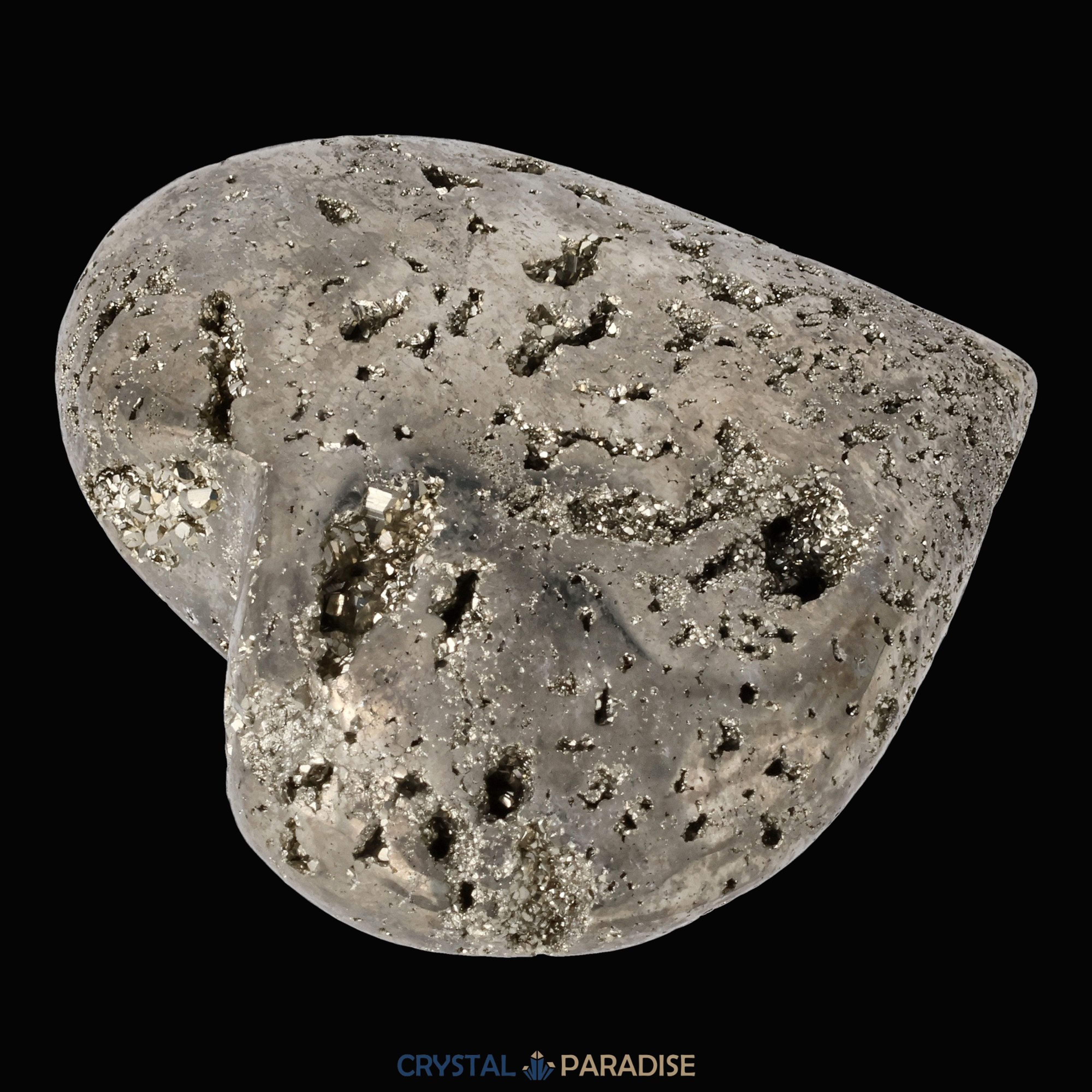 Pyrit Druzy Herz aus Huánuco, Peru – Ansicht 12