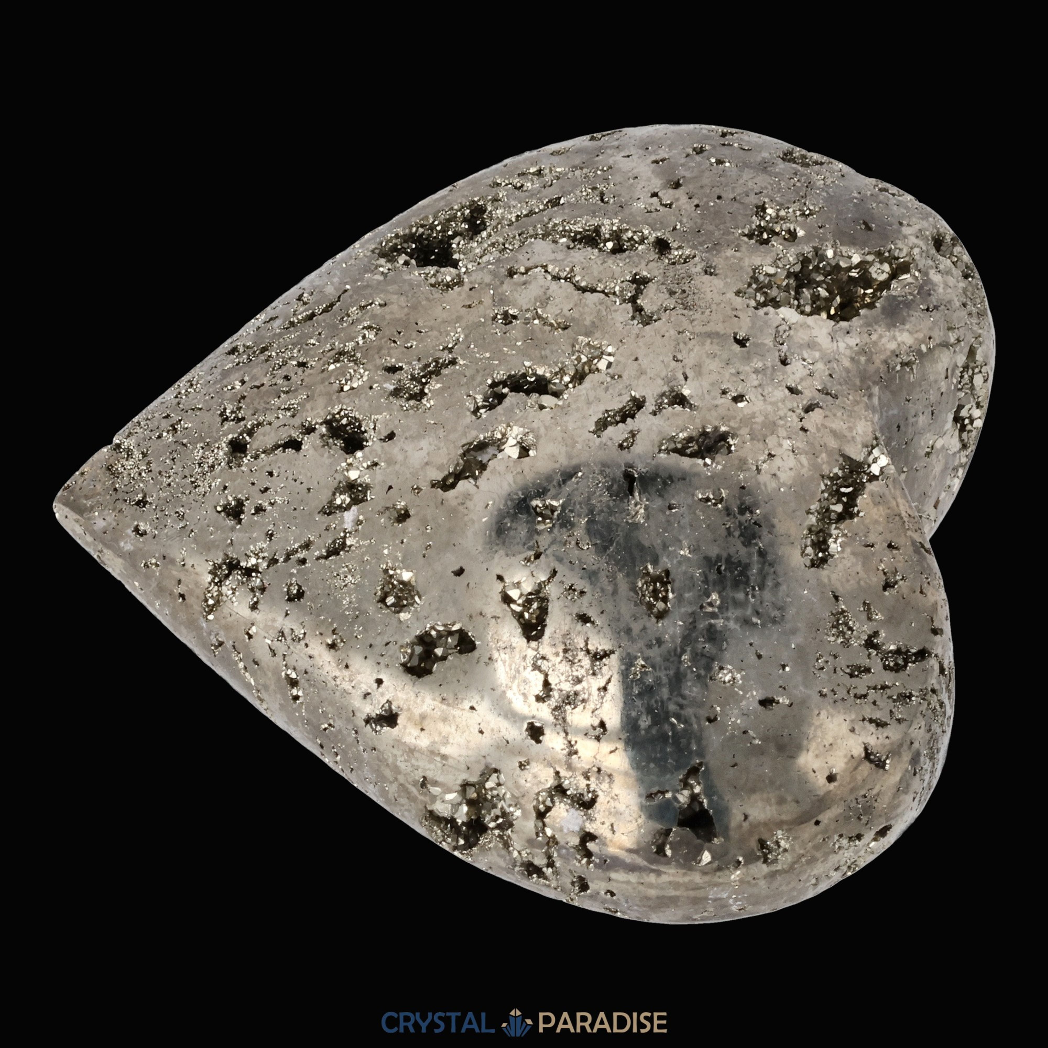 Pyrit Druzy Herz aus Huánuco, Peru – Ansicht 7