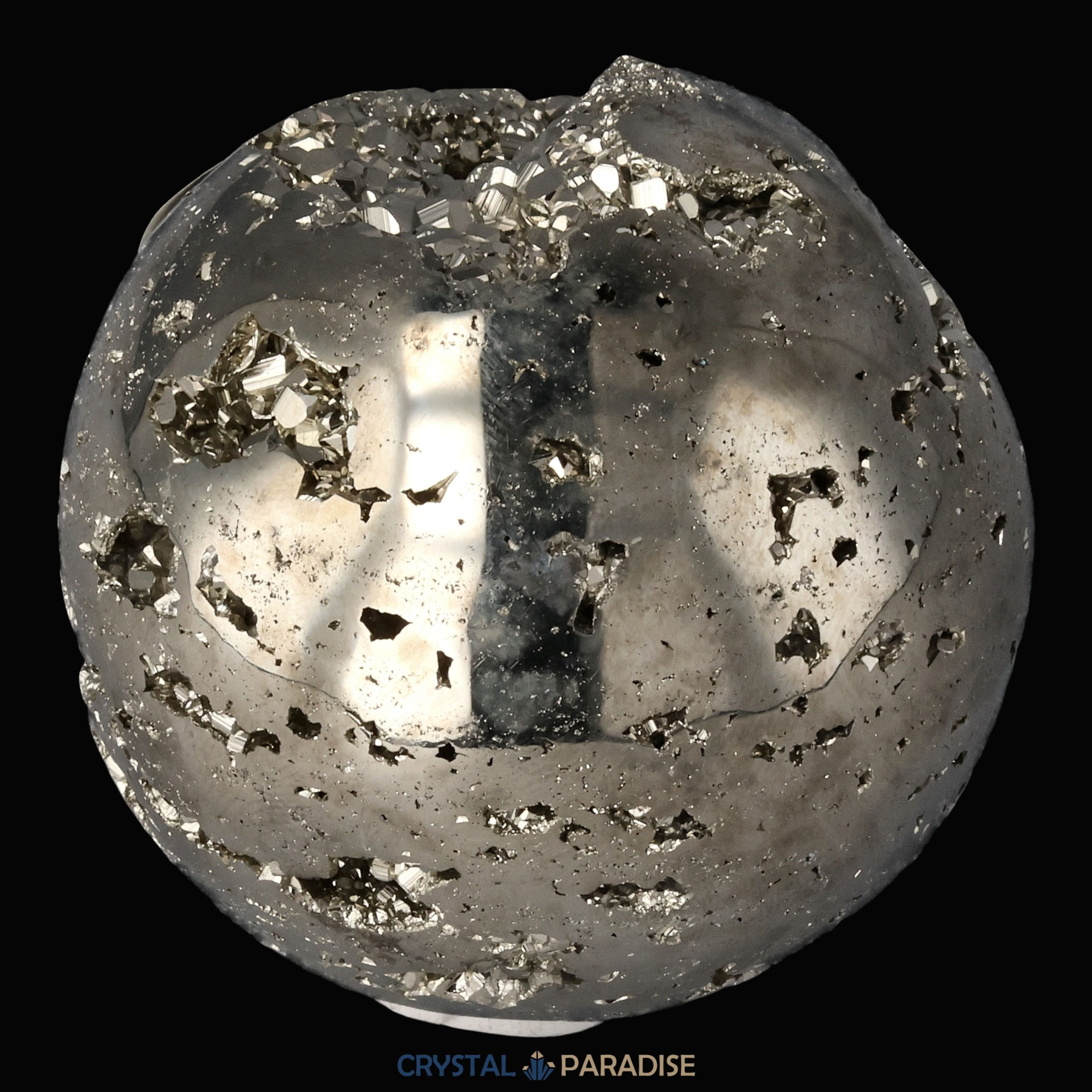 Pyrit Druzy Kugeln aus Huánuco, Peru 5cm – Ansicht 10
