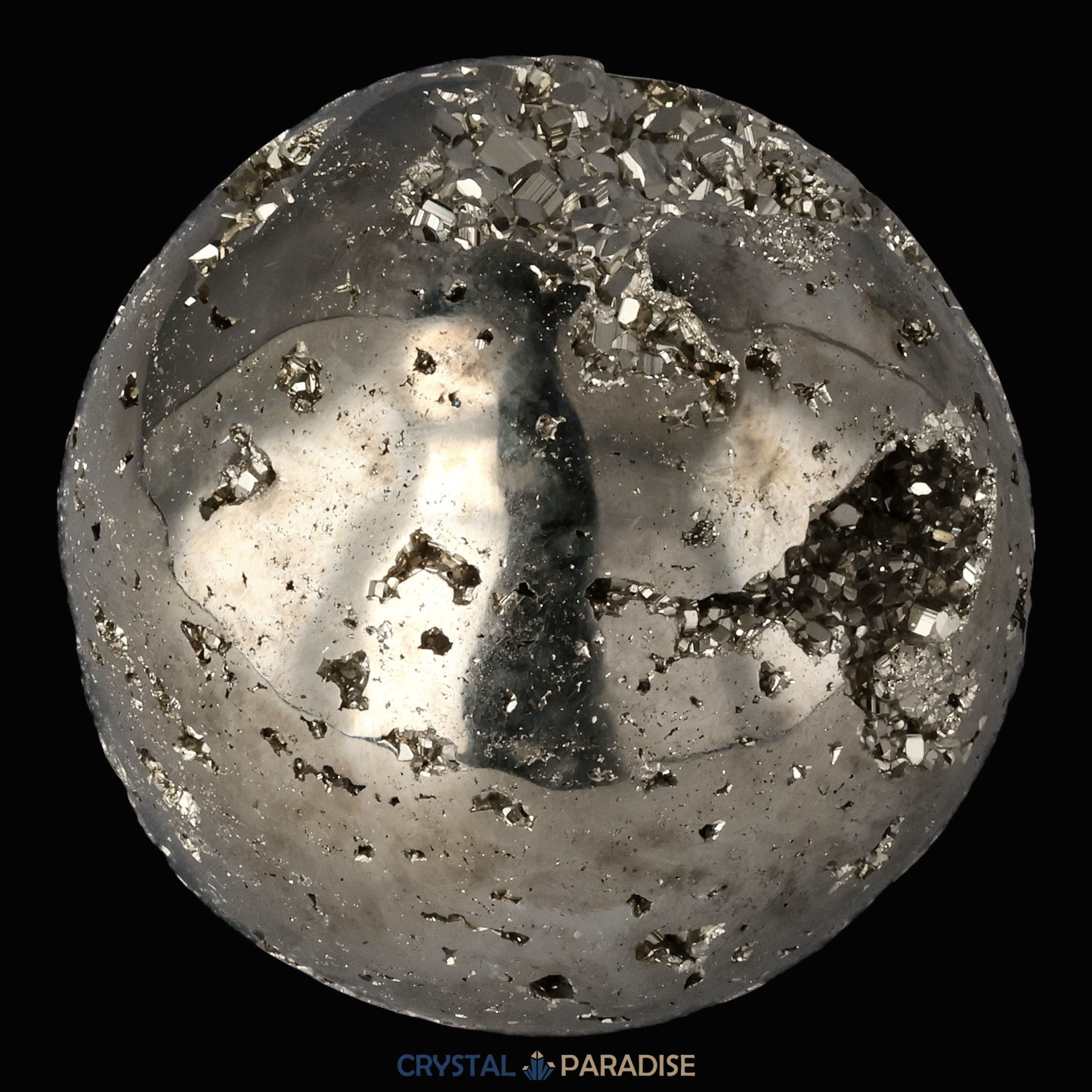Pyrit Druzy Kugeln aus Huánuco, Peru 5cm – Ansicht 12