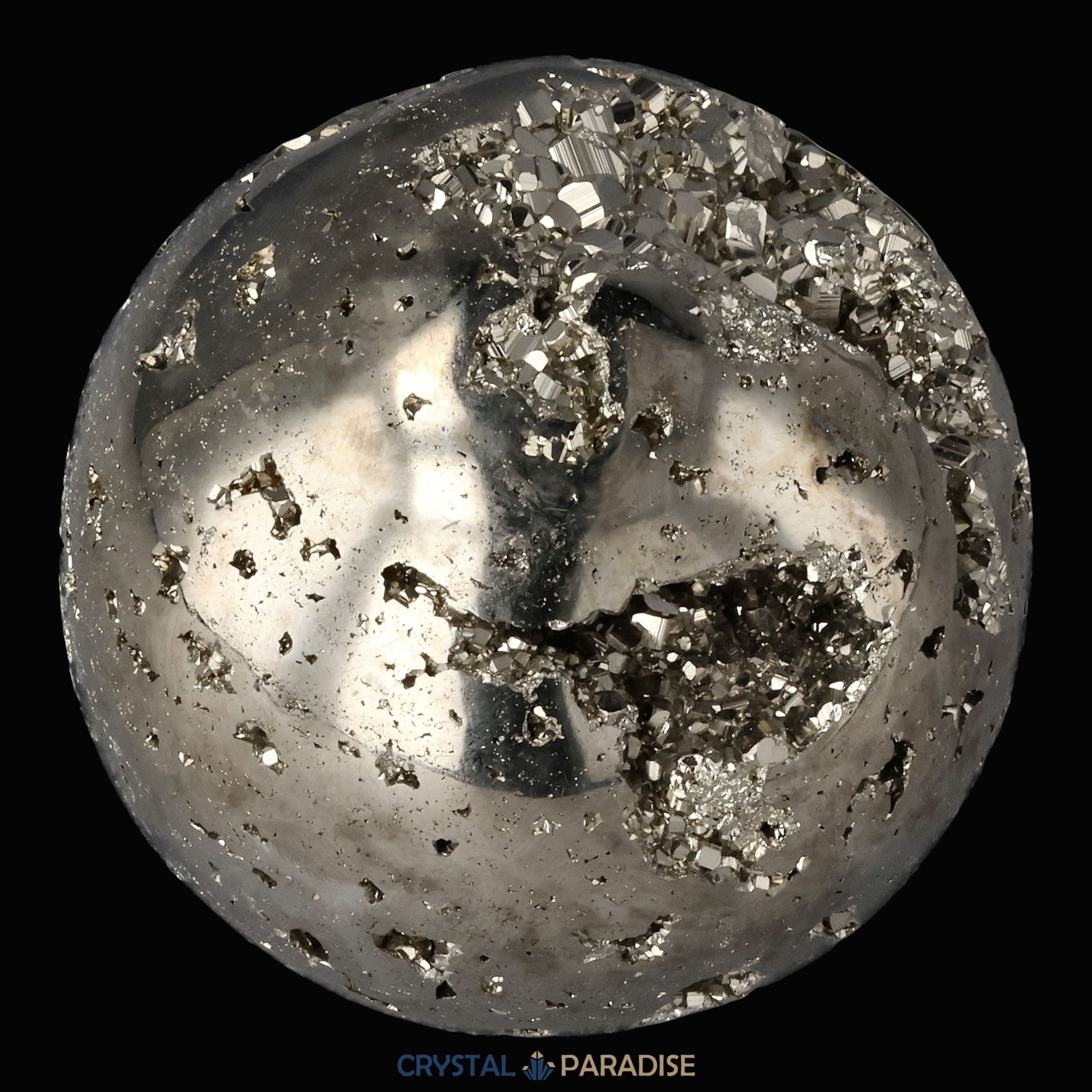 Pyrit Druzy Kugeln aus Huánuco, Peru 5cm – Ansicht 13