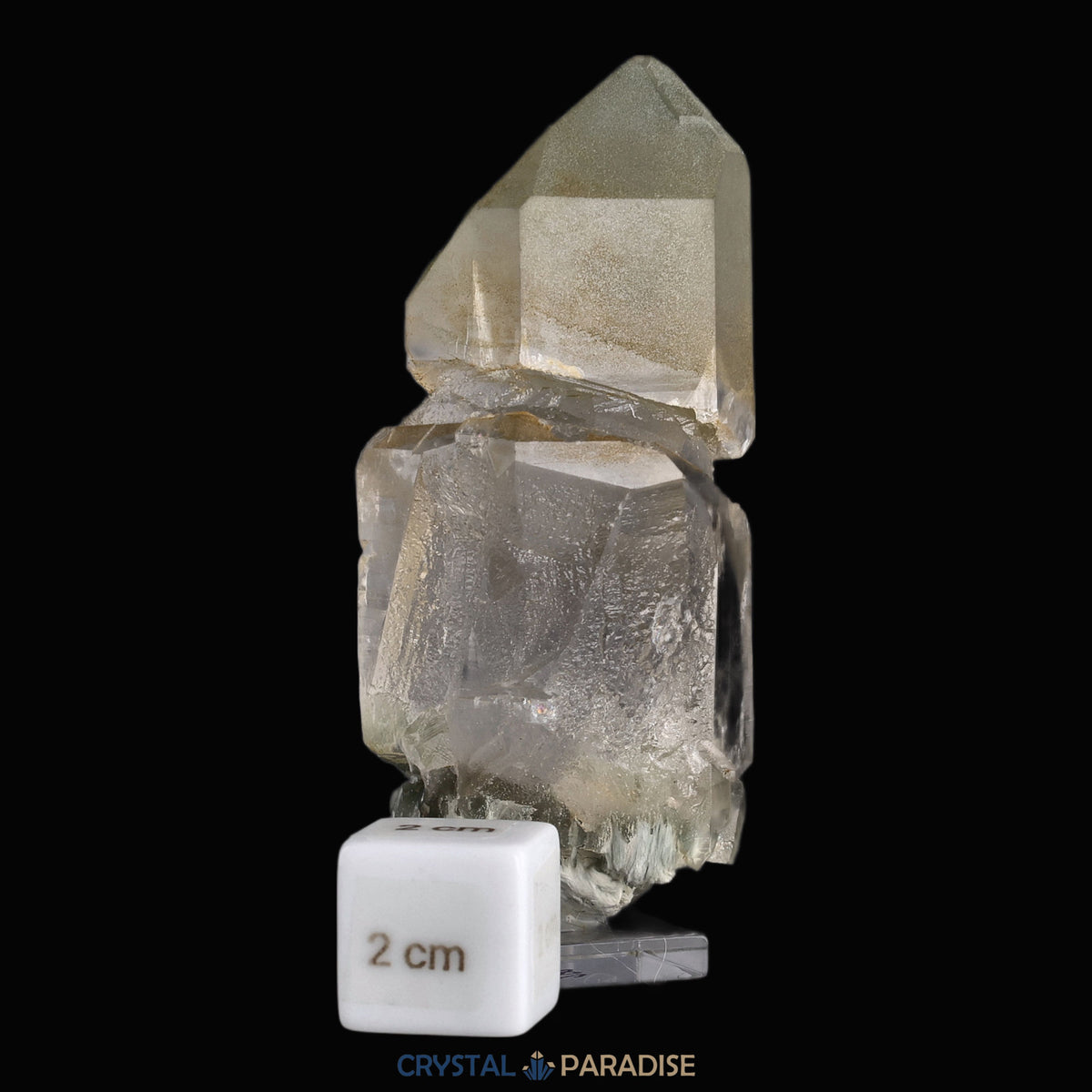 Quarz mit Calcitstörung aus der Schweiz (193g) – Ansicht 3