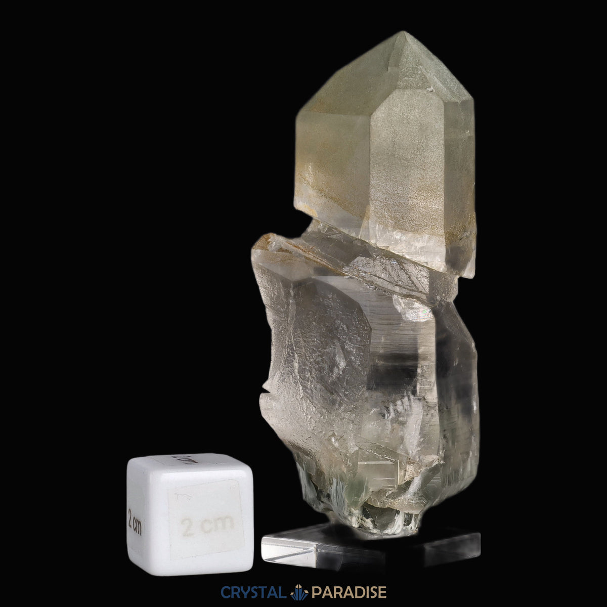 Quarz mit Calcitstörung aus der Schweiz (193g) – Ansicht 4