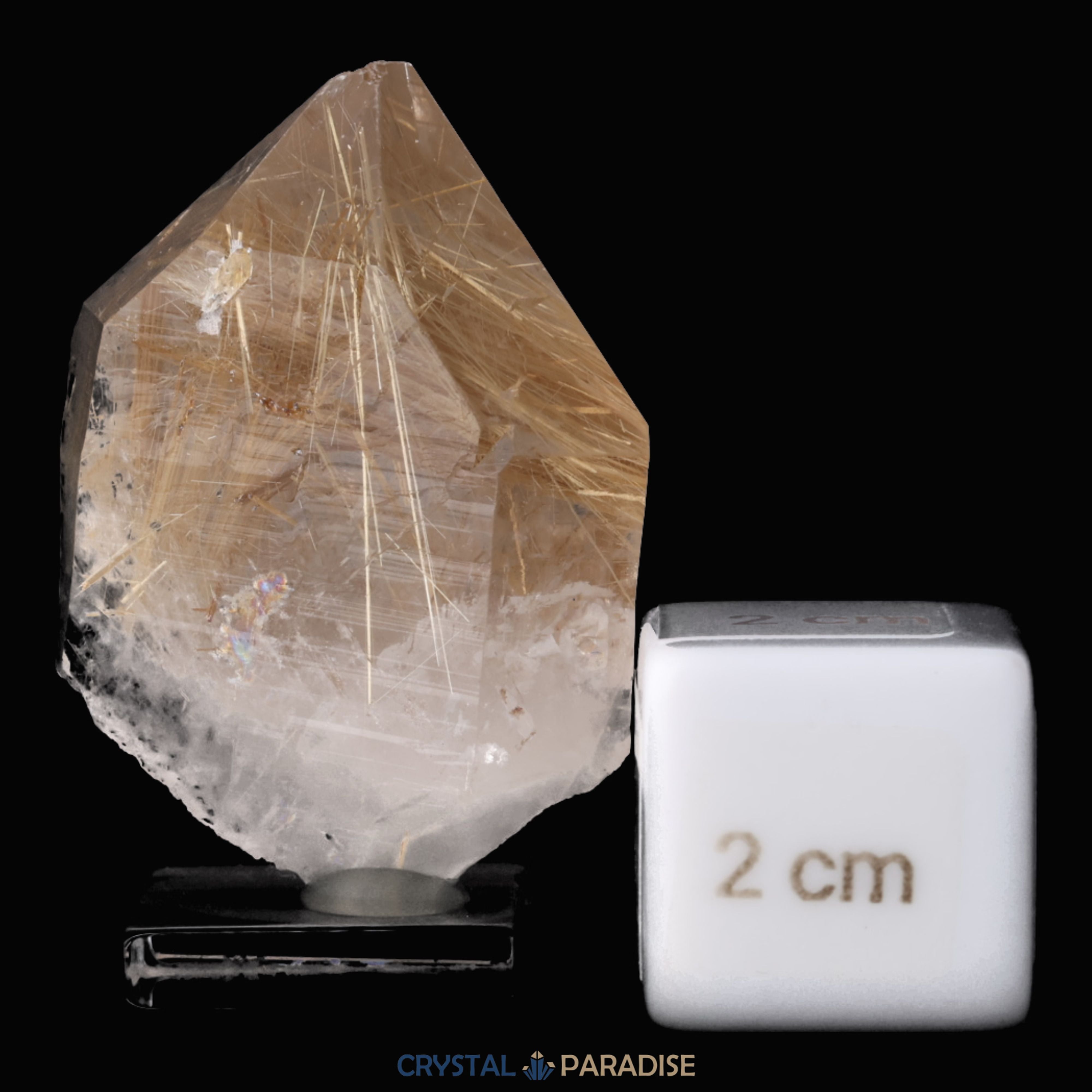 Quarz mit Rutil aus Brasilien (34g) – Ansicht 2
