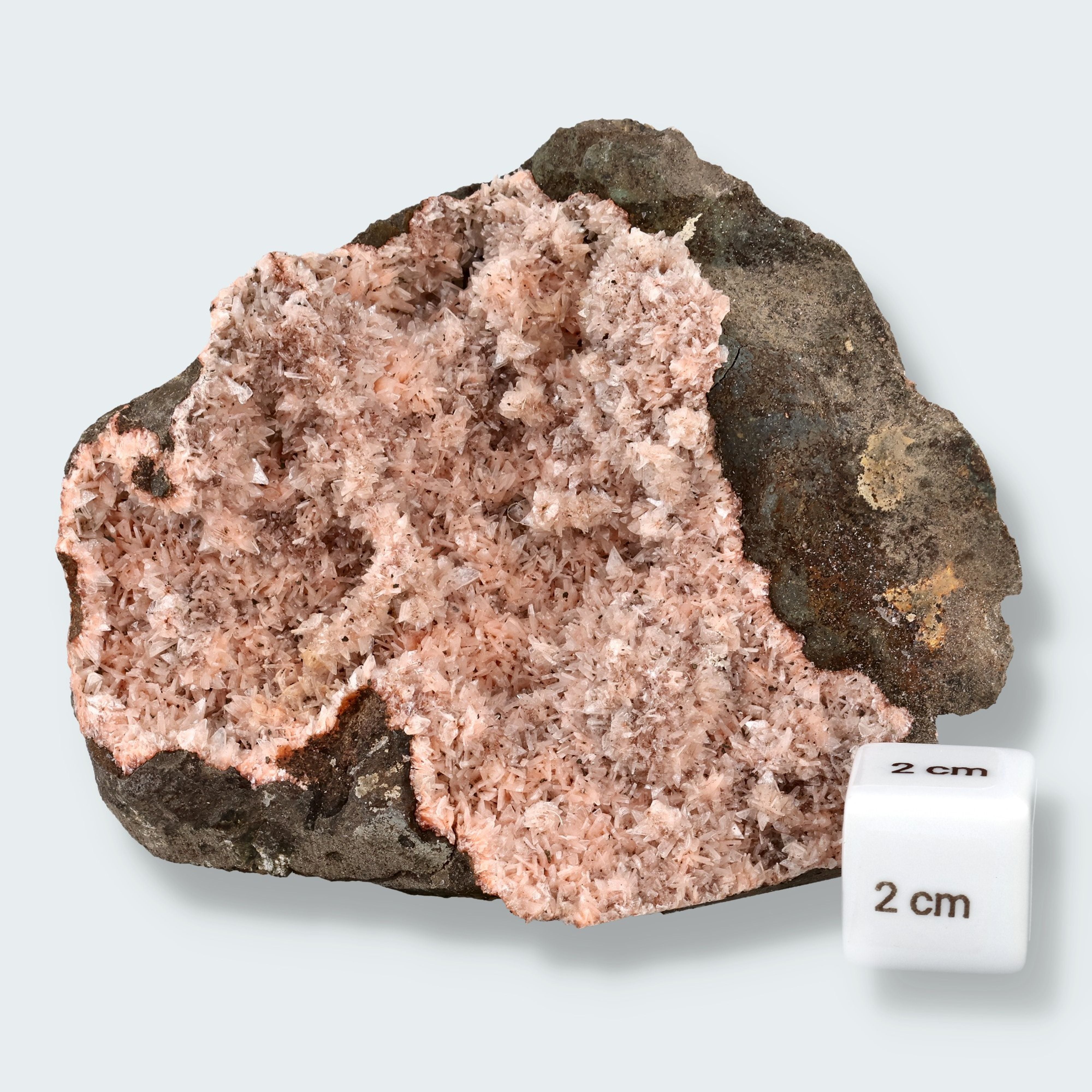 Red Heulandit Geode aus Indien (363g) – Ansicht 2