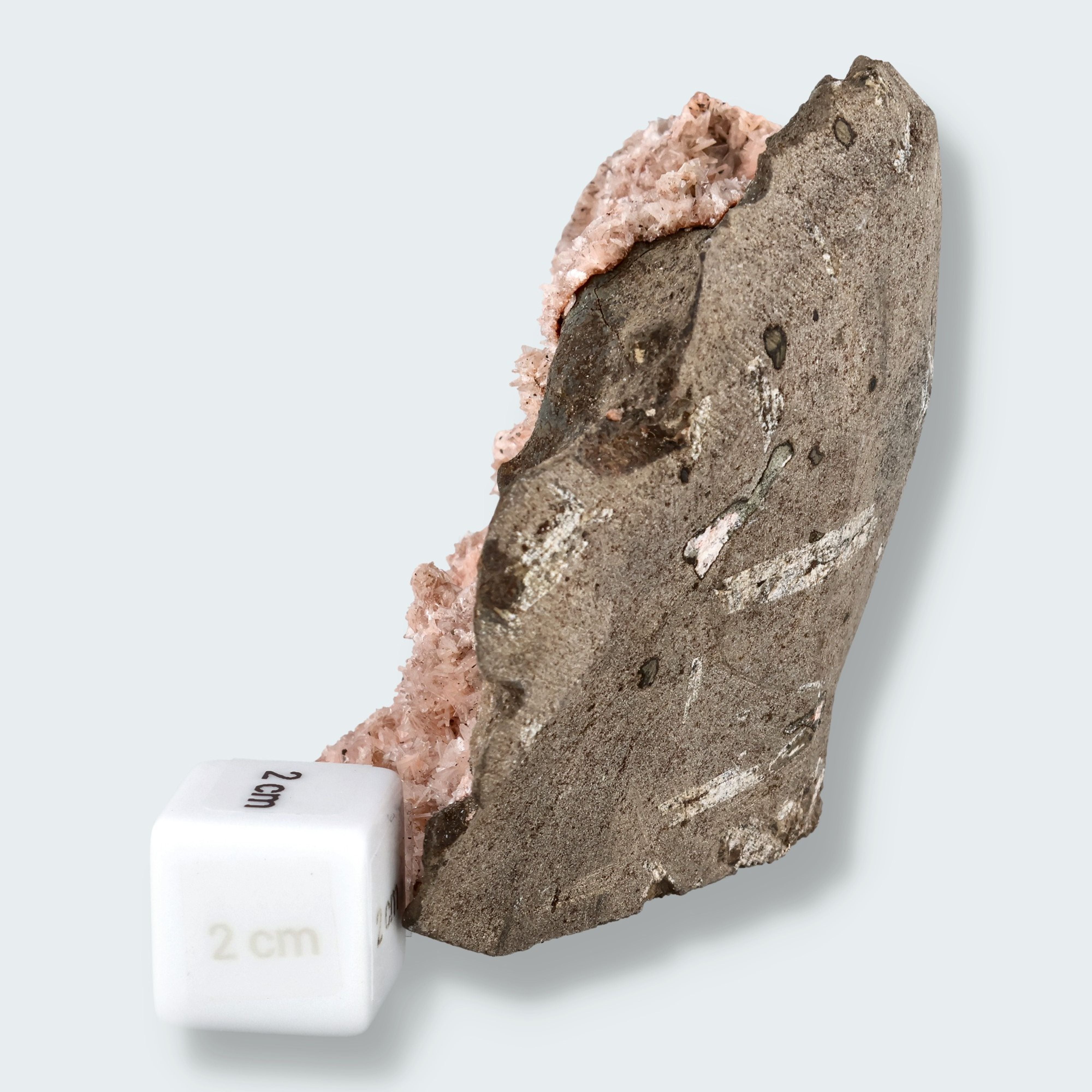 Red Heulandit Geode aus Indien (363g) – Ansicht 4