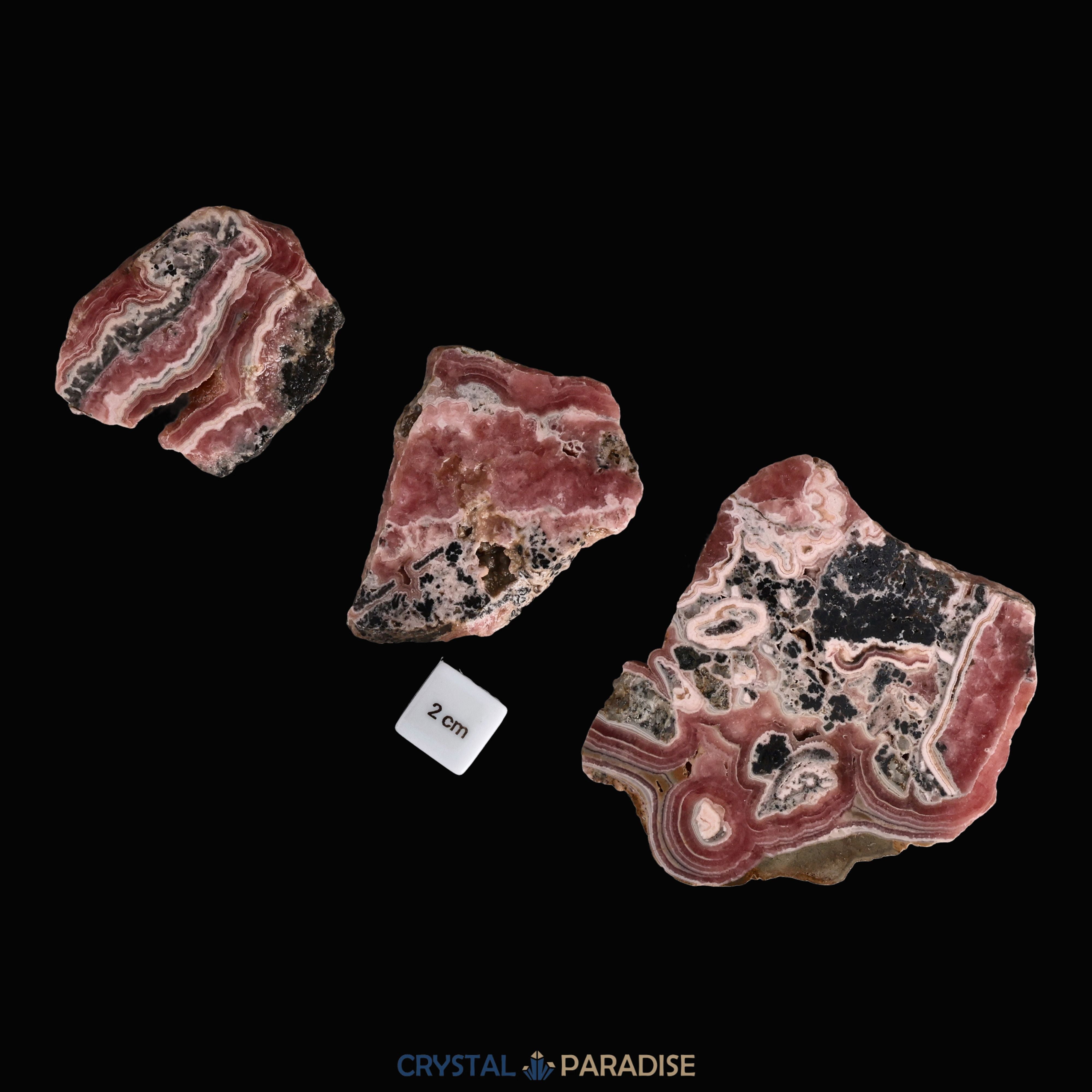 Rhodochrosit Scheibe aus Argentinien – Ansicht 3