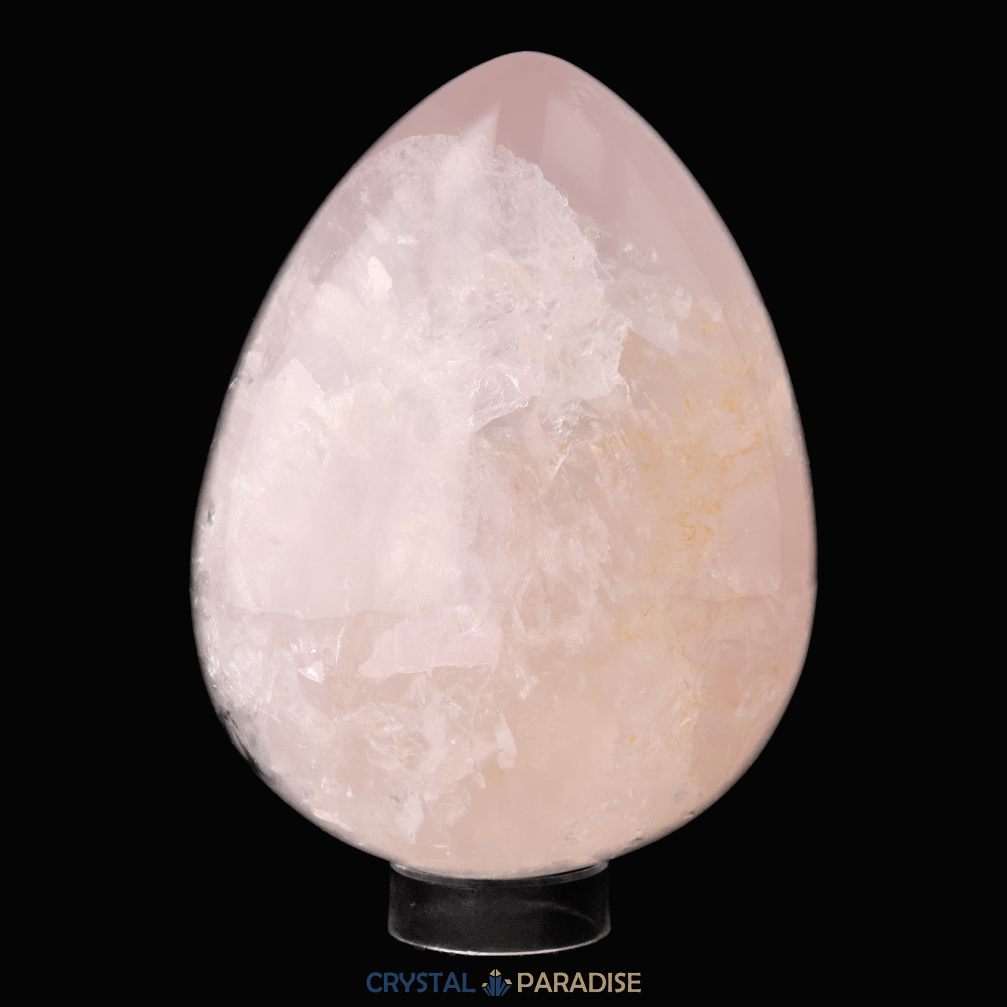 Rosenquarz Ei XL 11cm (1218g) – Ansicht 7