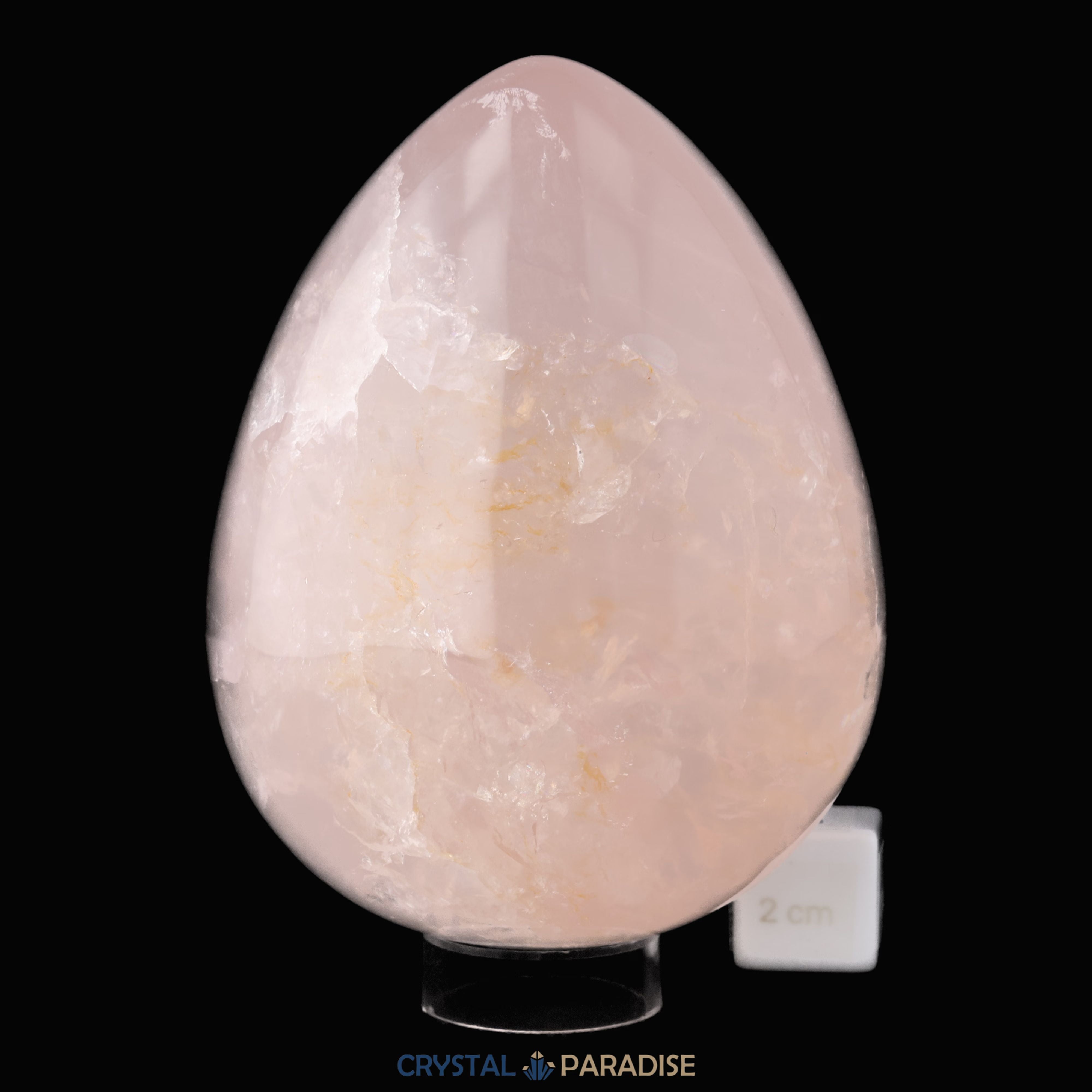 Rosenquarz Ei XL 11cm (1218g) – Ansicht 8