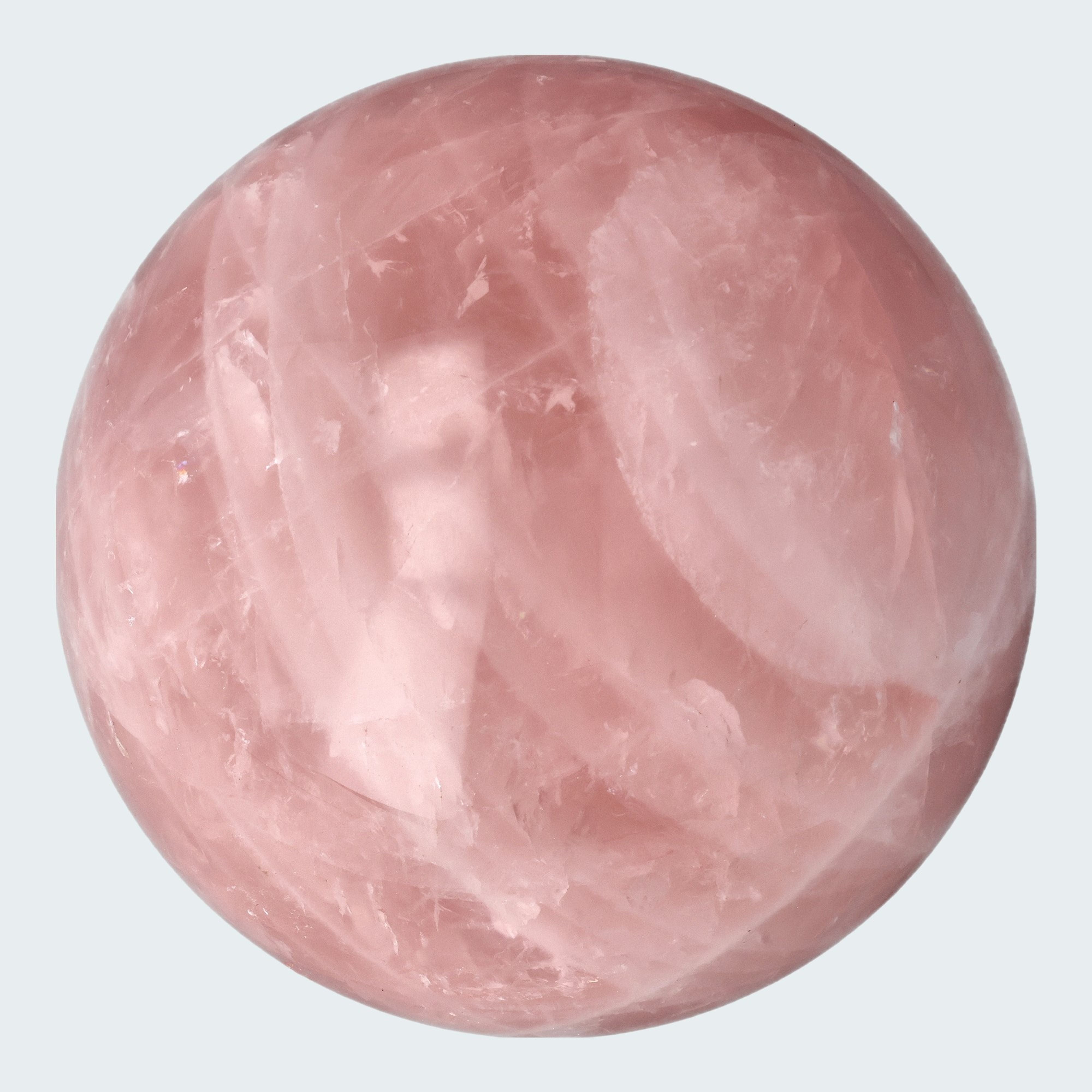 Rosenquarz Kugel (rosa transparent) – Ansicht 8