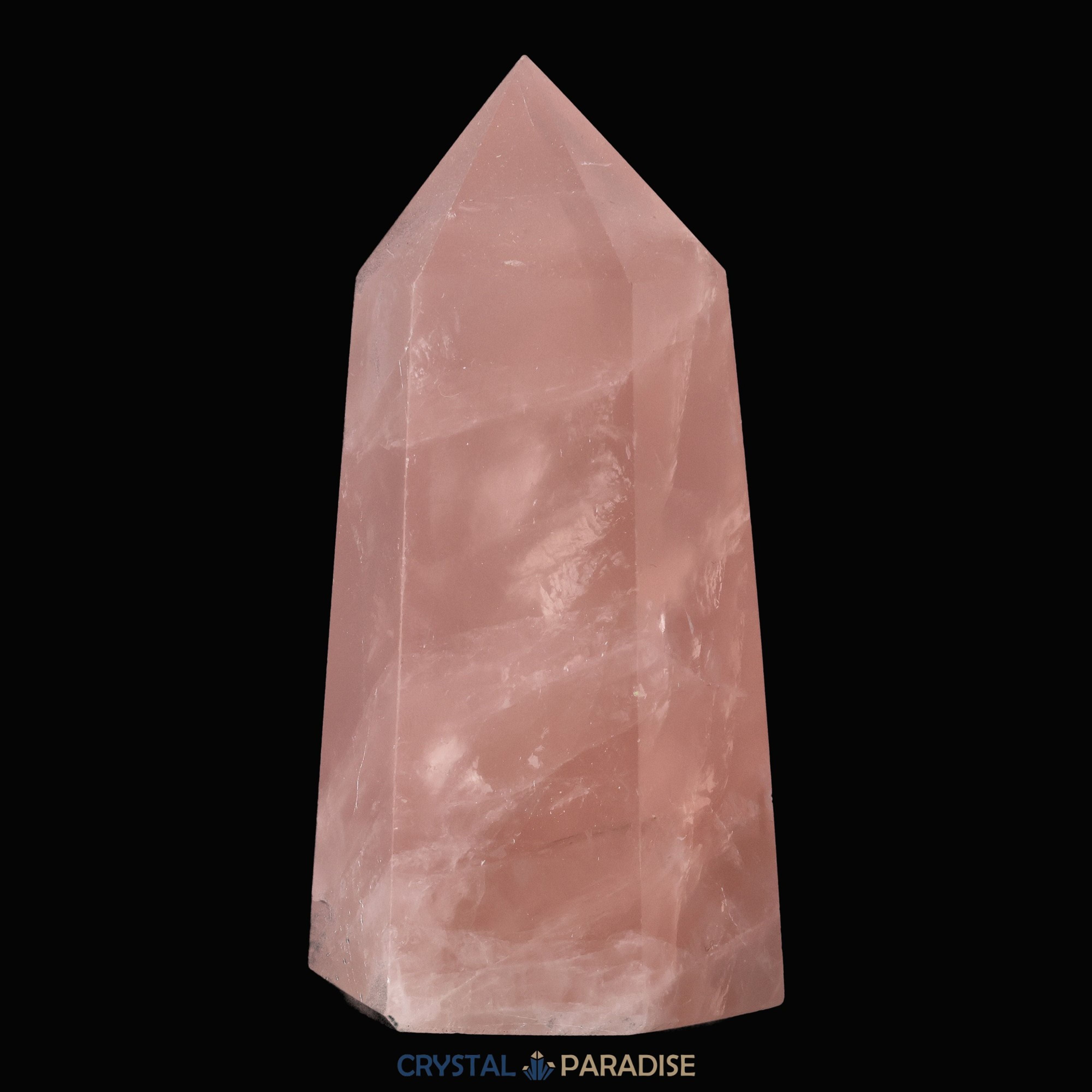 Rosenquarz Obelisk (rosa transparent) – Ansicht 4