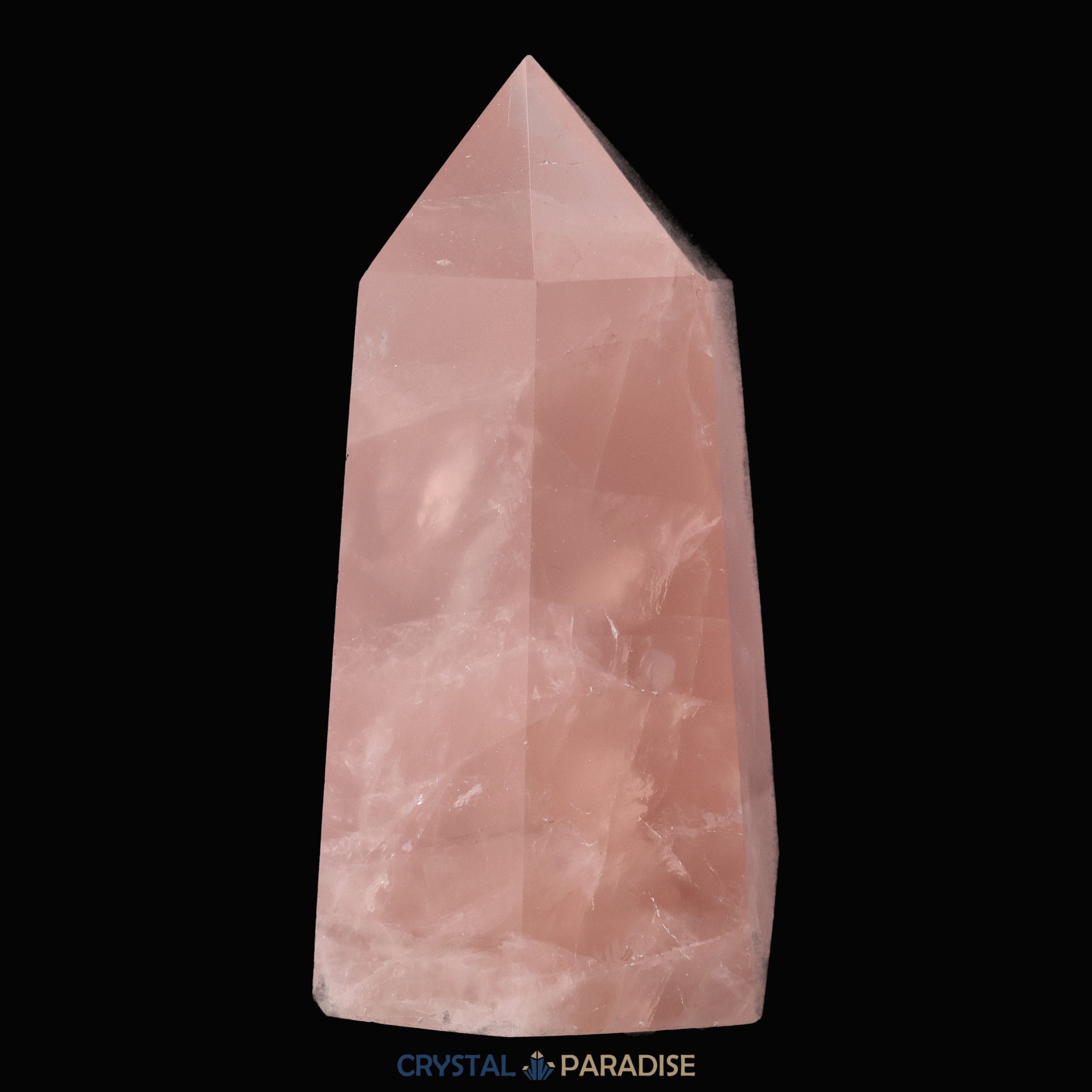 Rosenquarz Obelisk (rosa transparent) – Ansicht 8