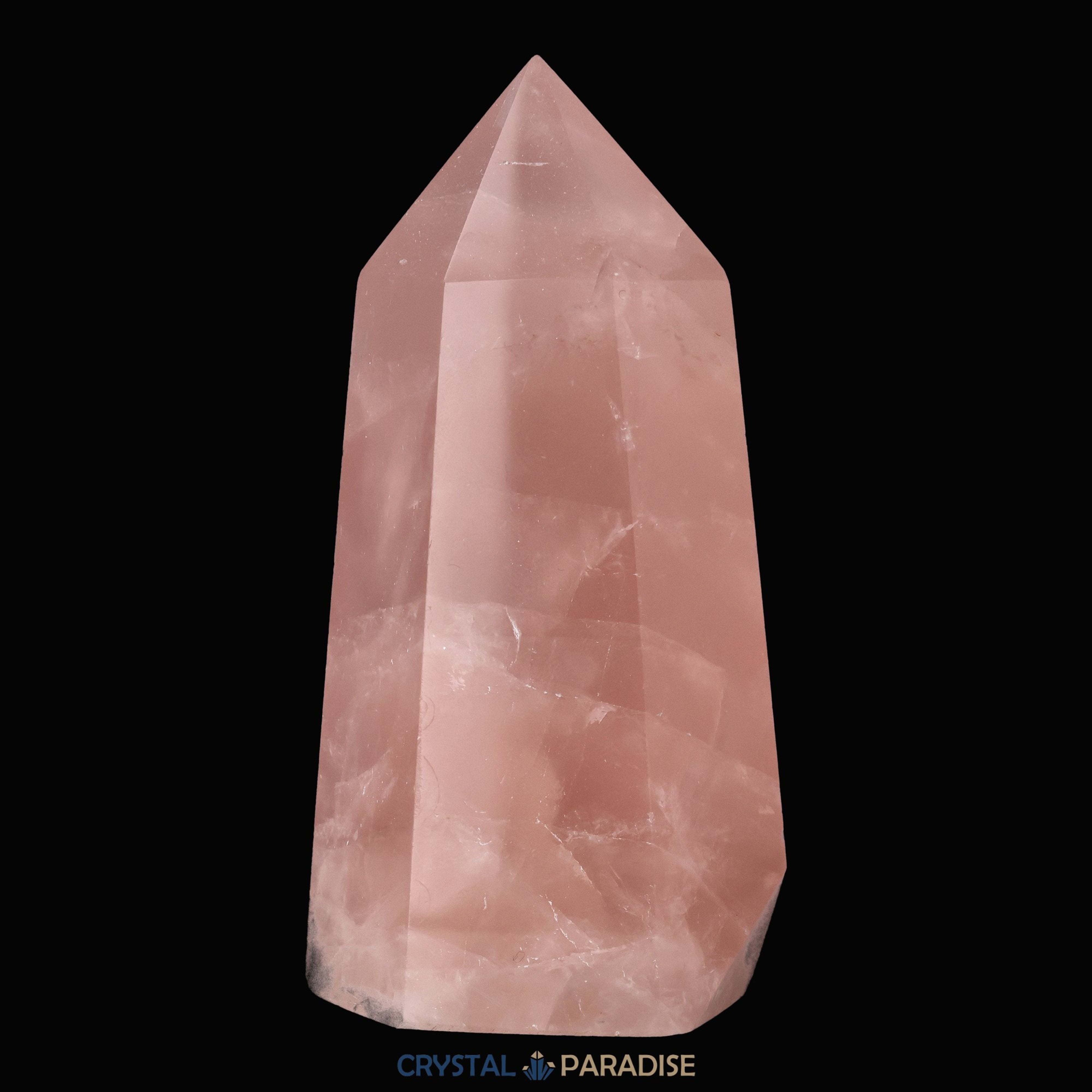 Rosenquarz Obelisk (rosa transparent) – Ansicht 9