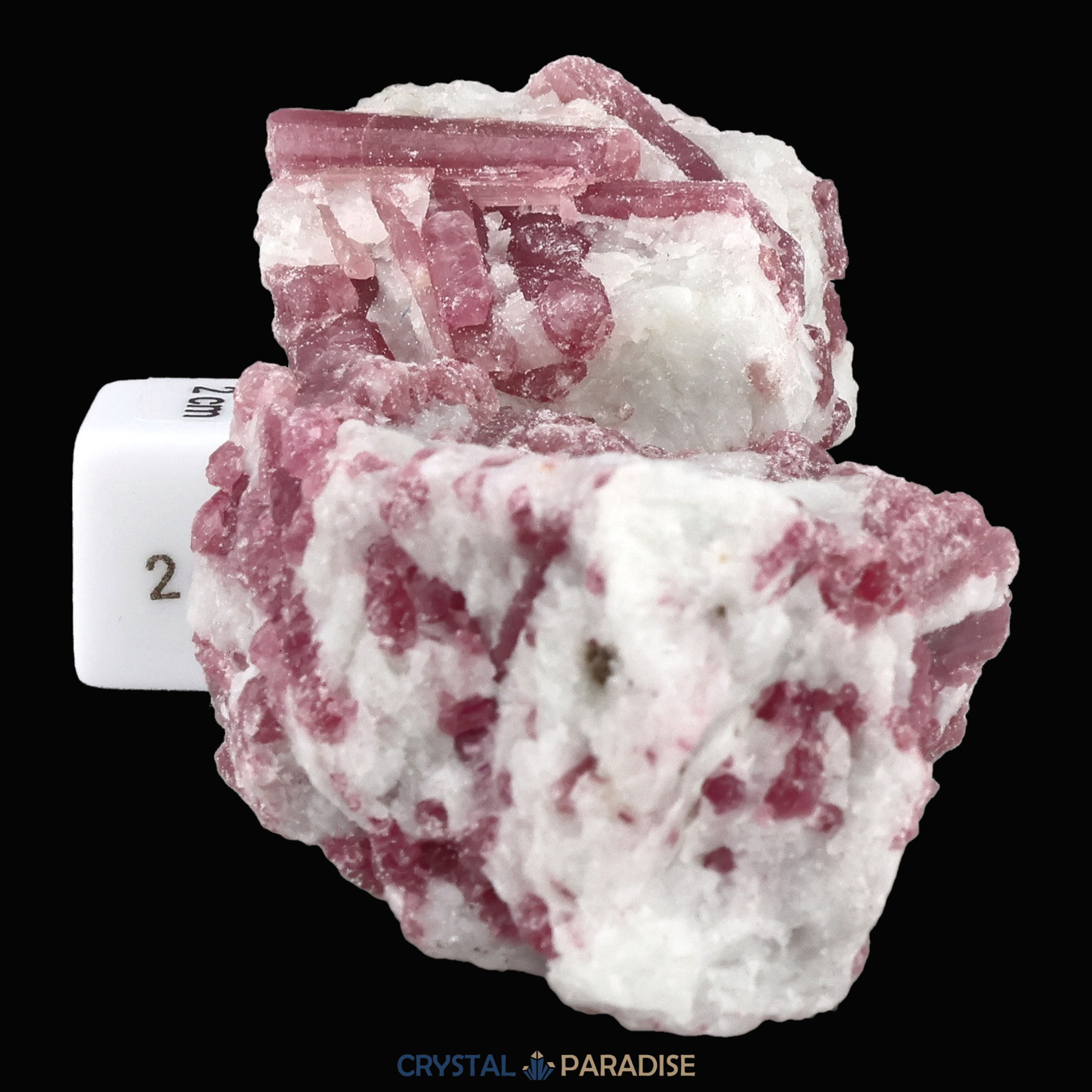 Rubelit (Turmalingruppe) Stufe aus Brasilien – Ansicht 7
