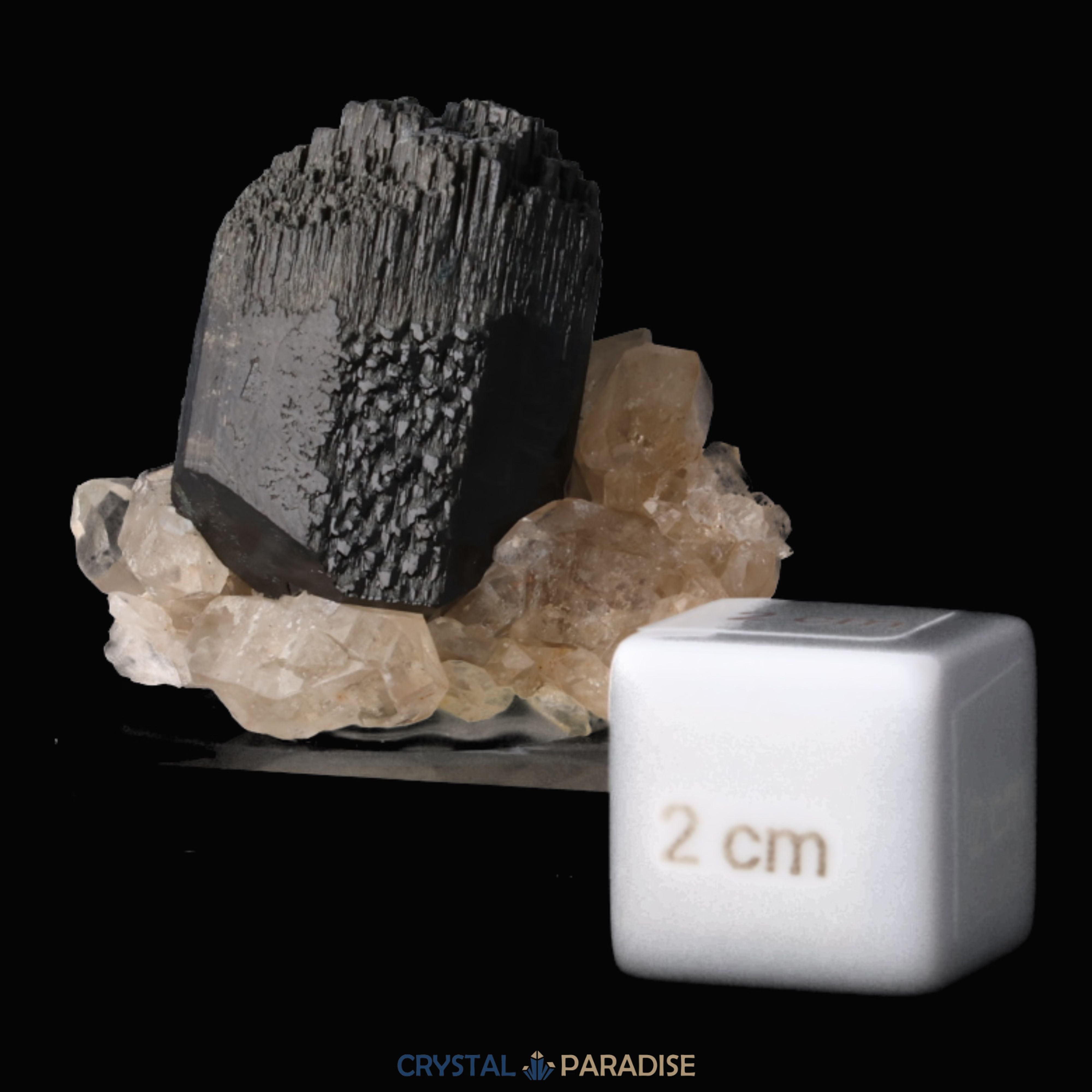 Schörl Turmalin mit Rauchquarz aus Erongo, Namibia (59g) – Ansicht 2