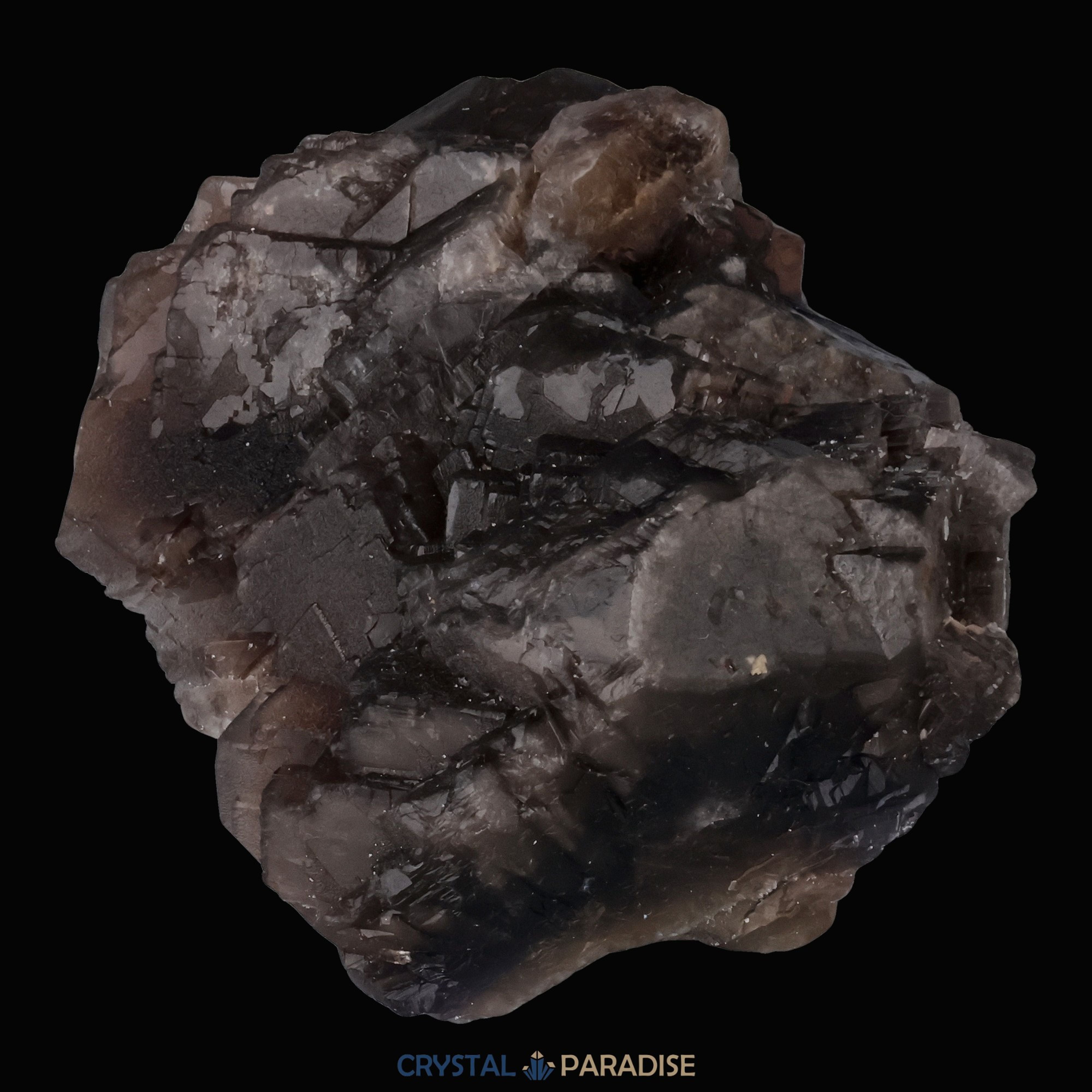 Schwarzer Rosen-Fluorit aus Baluchistan Pakistan (280g) – Ansicht 6