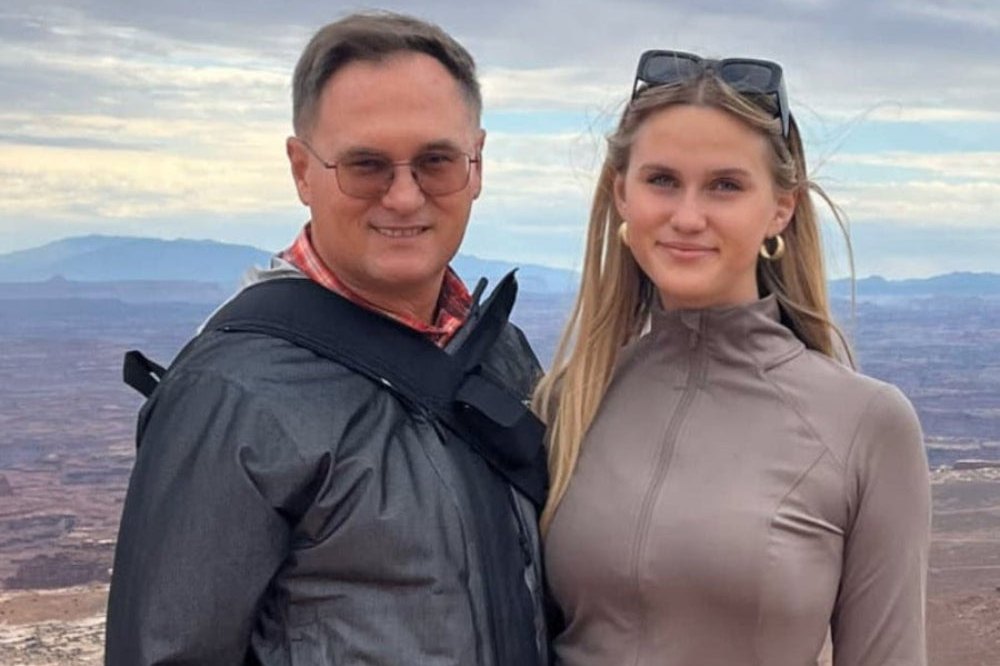 Vater und Tochter die Gründer von crystal paradise von einem canyon