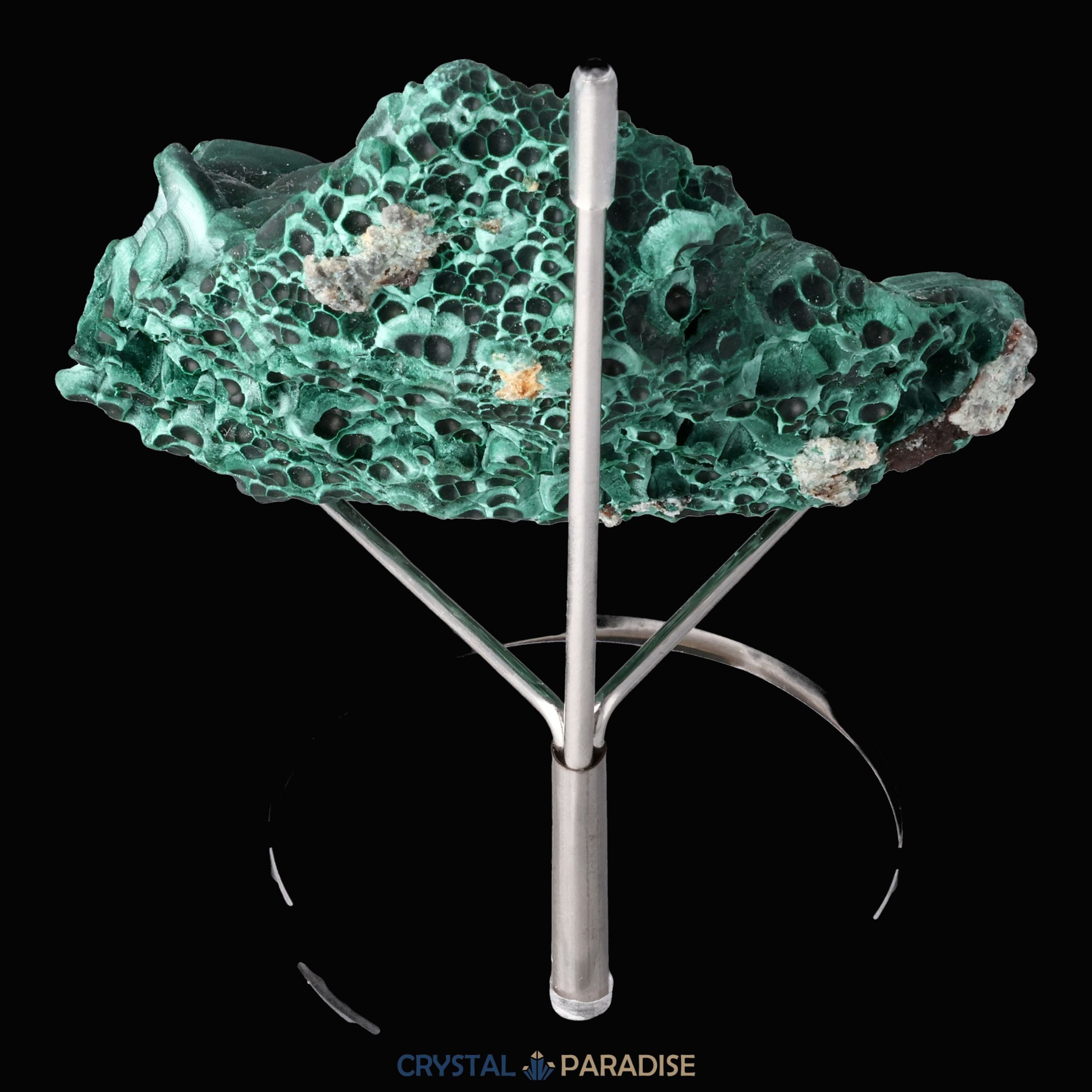 Velvet Malachit Stufe aus der Tantara Mine, Kongo (317g) – Ansicht 10