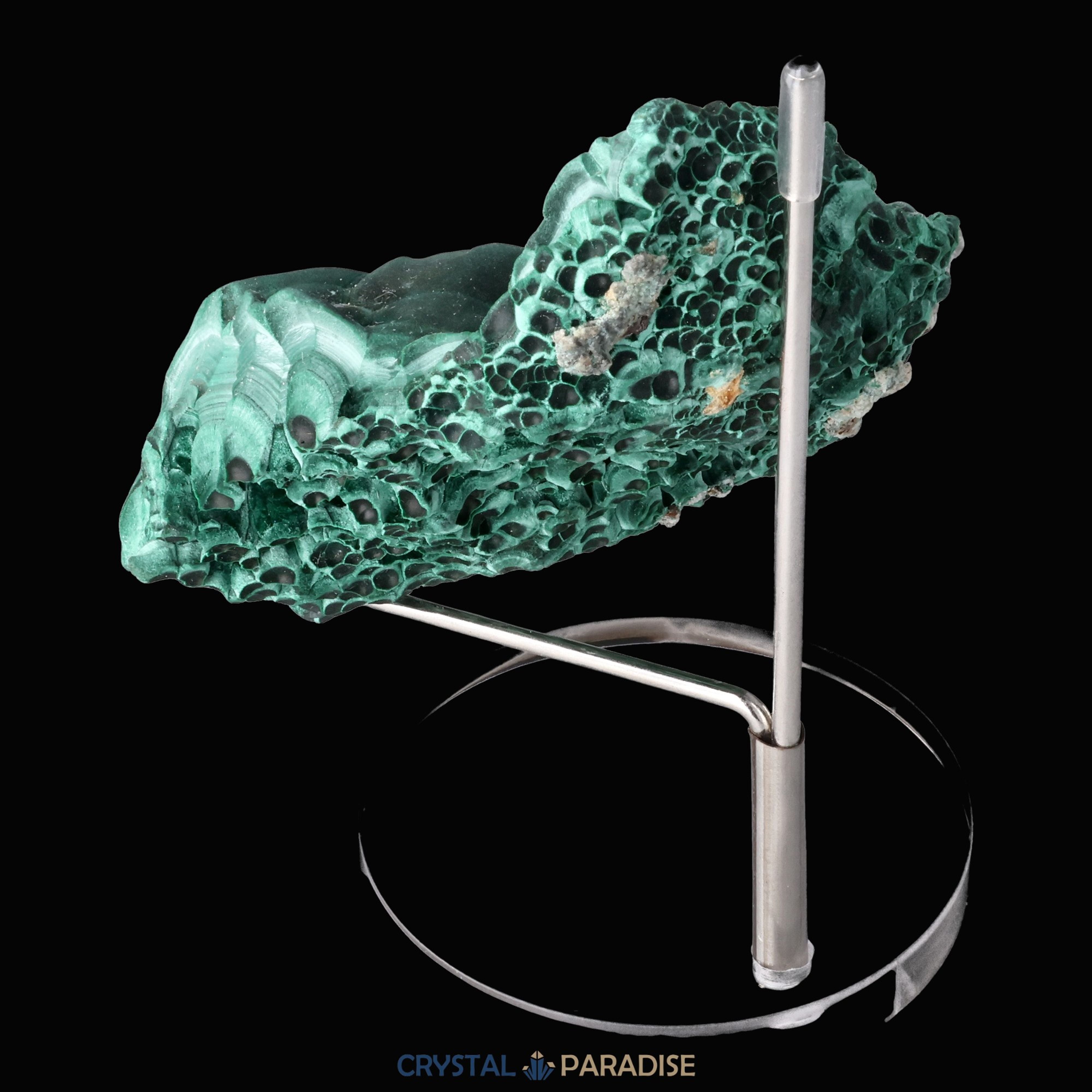 Velvet Malachit Stufe aus der Tantara Mine, Kongo (317g) – Ansicht 9