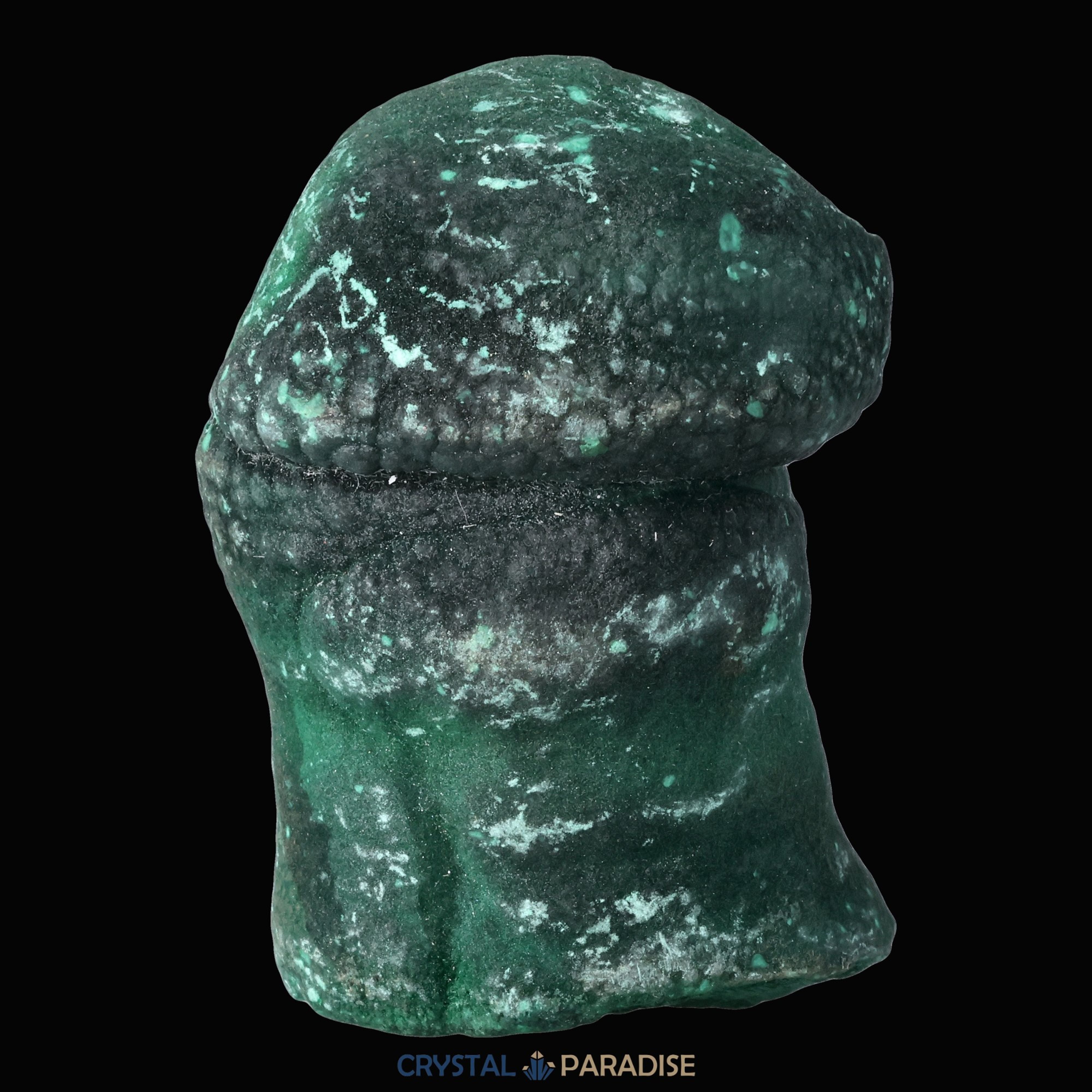 Velvet Malachit Stufe aus der Tantara Mine, Kongo (334g) – Ansicht 11