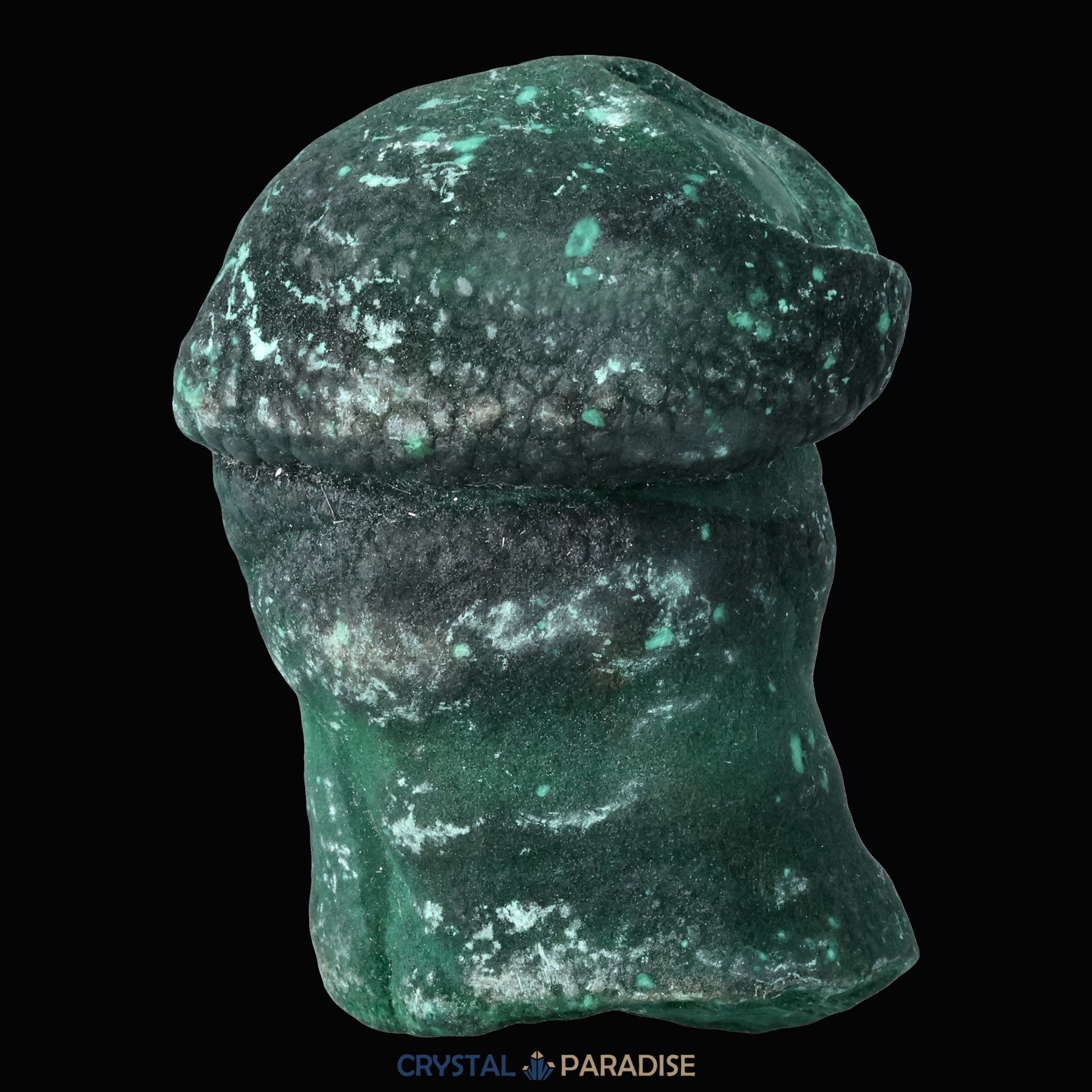 Velvet Malachit Stufe aus der Tantara Mine, Kongo (334g) – Ansicht 12