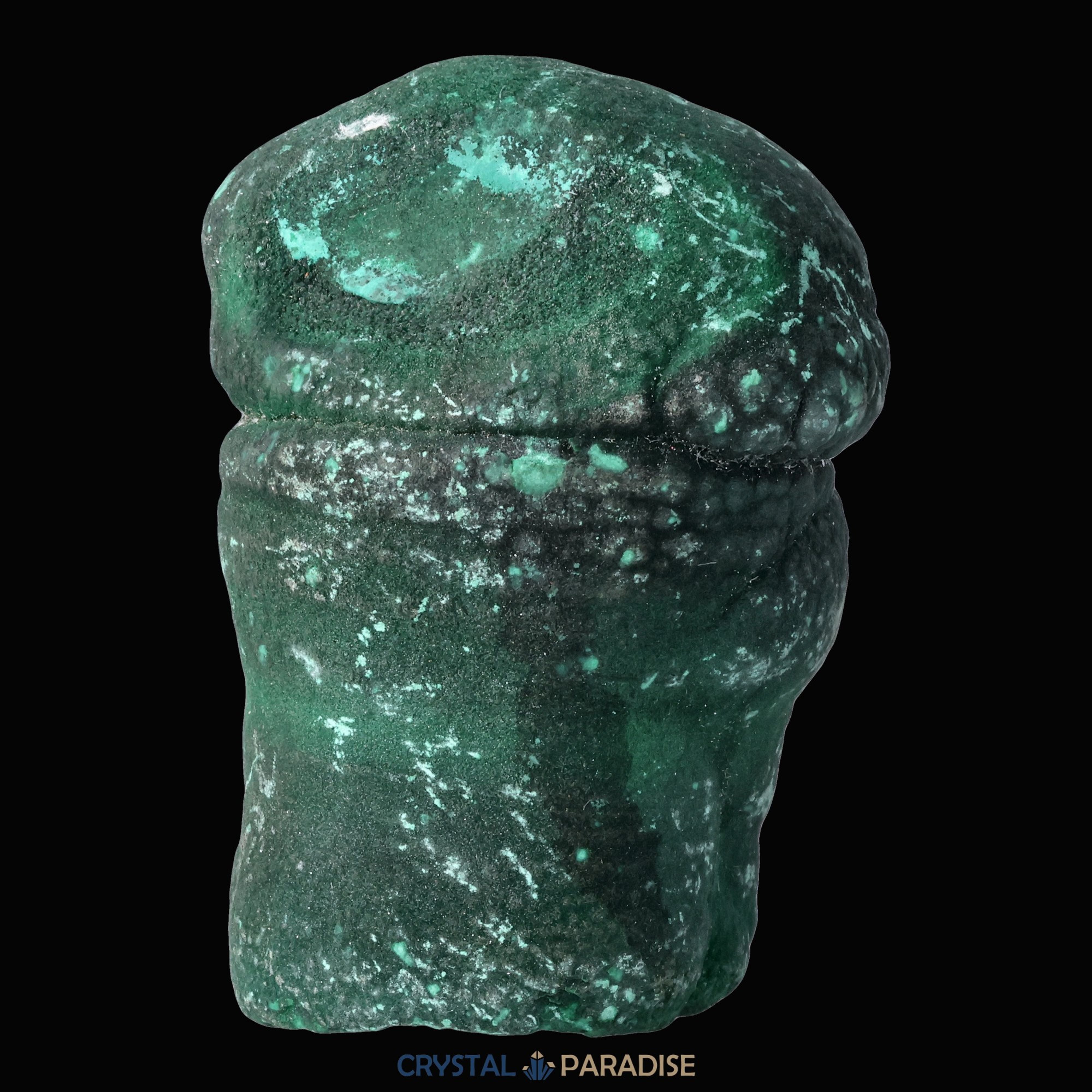 Velvet Malachit Stufe aus der Tantara Mine, Kongo (334g) – Ansicht 9