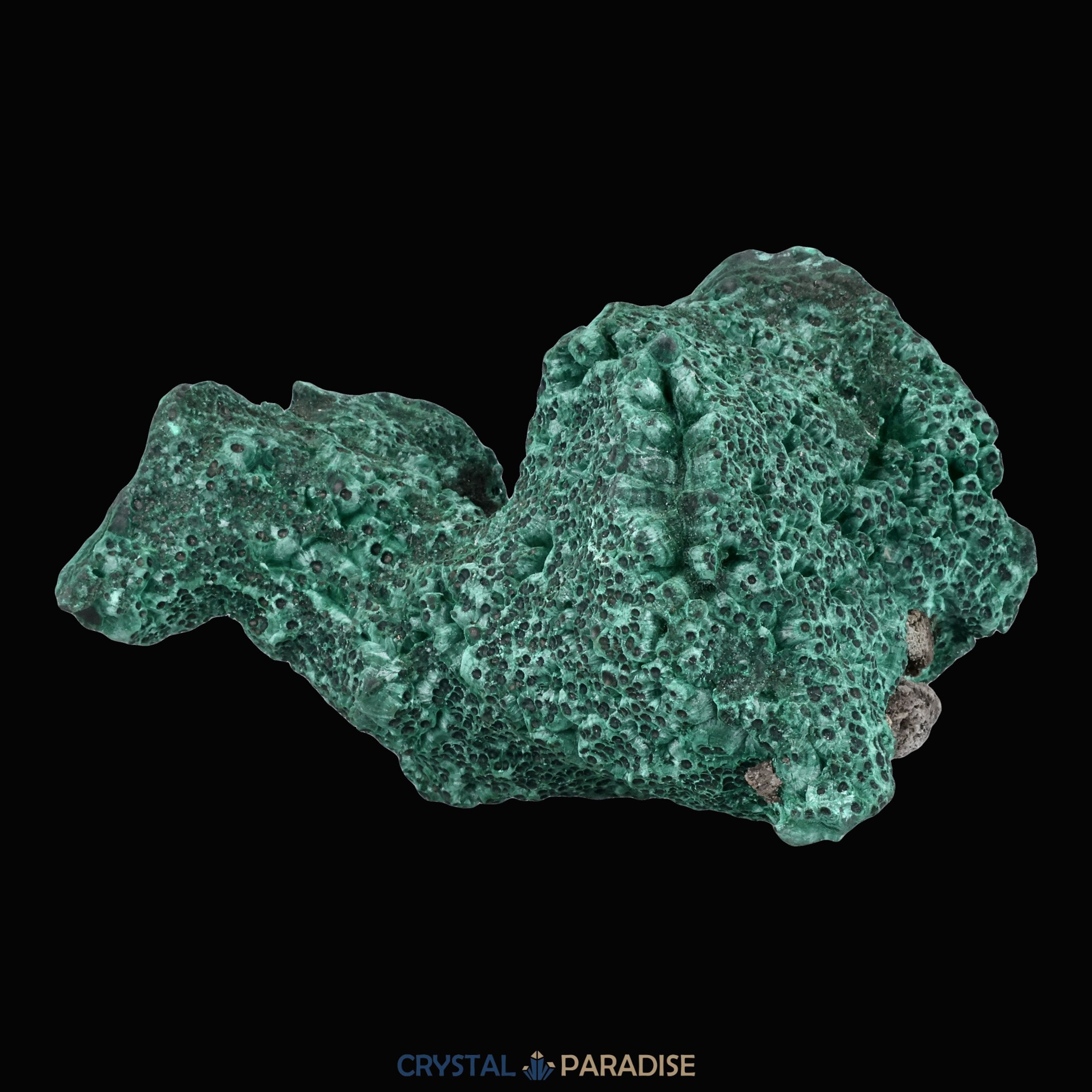 Velvet Malachit Stufe aus der Tantara Mine, Kongo (452g) – Ansicht 19