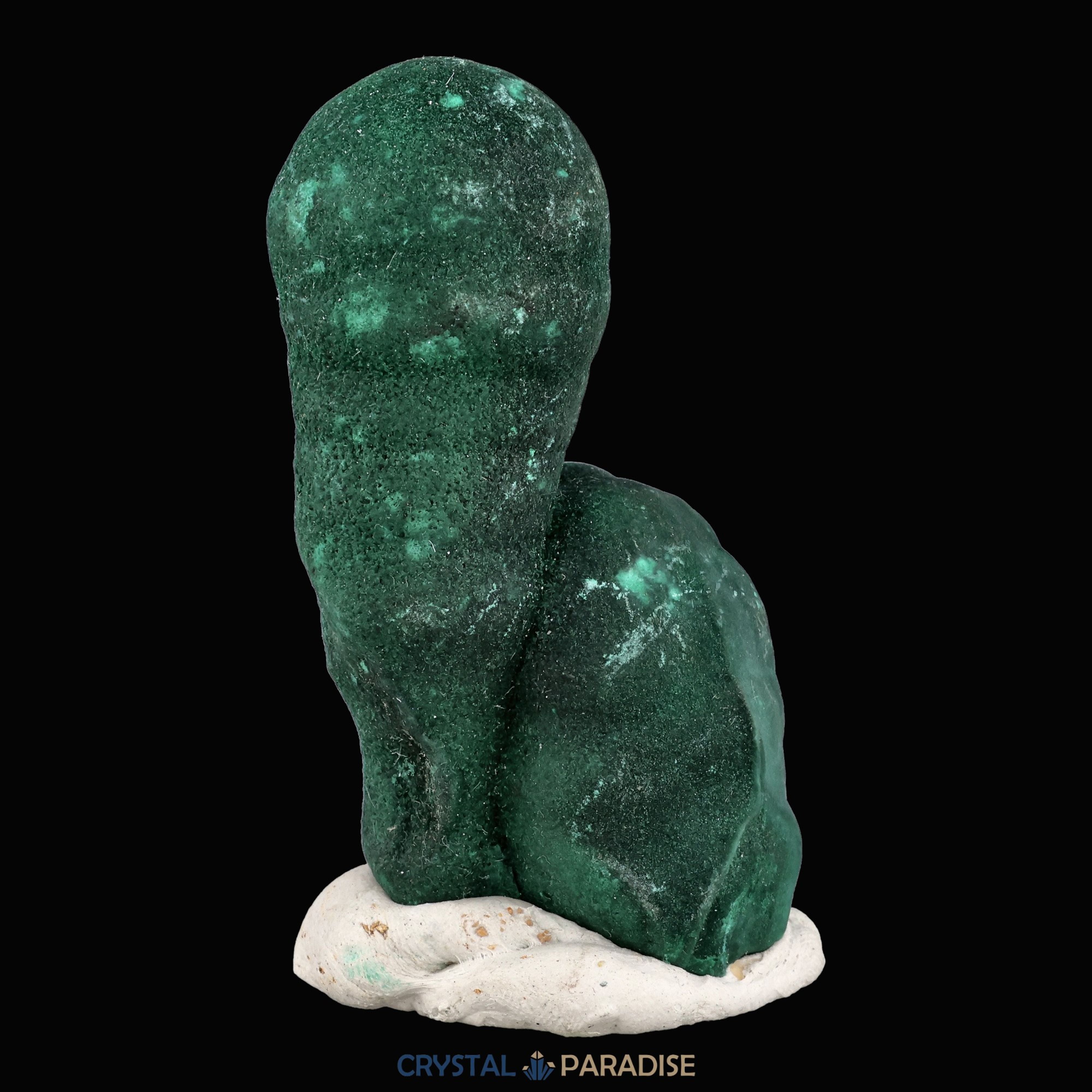 Velvet Samt Malachit Stufe aus der Tantara Mine, Kongo (112g) – Ansicht 3
