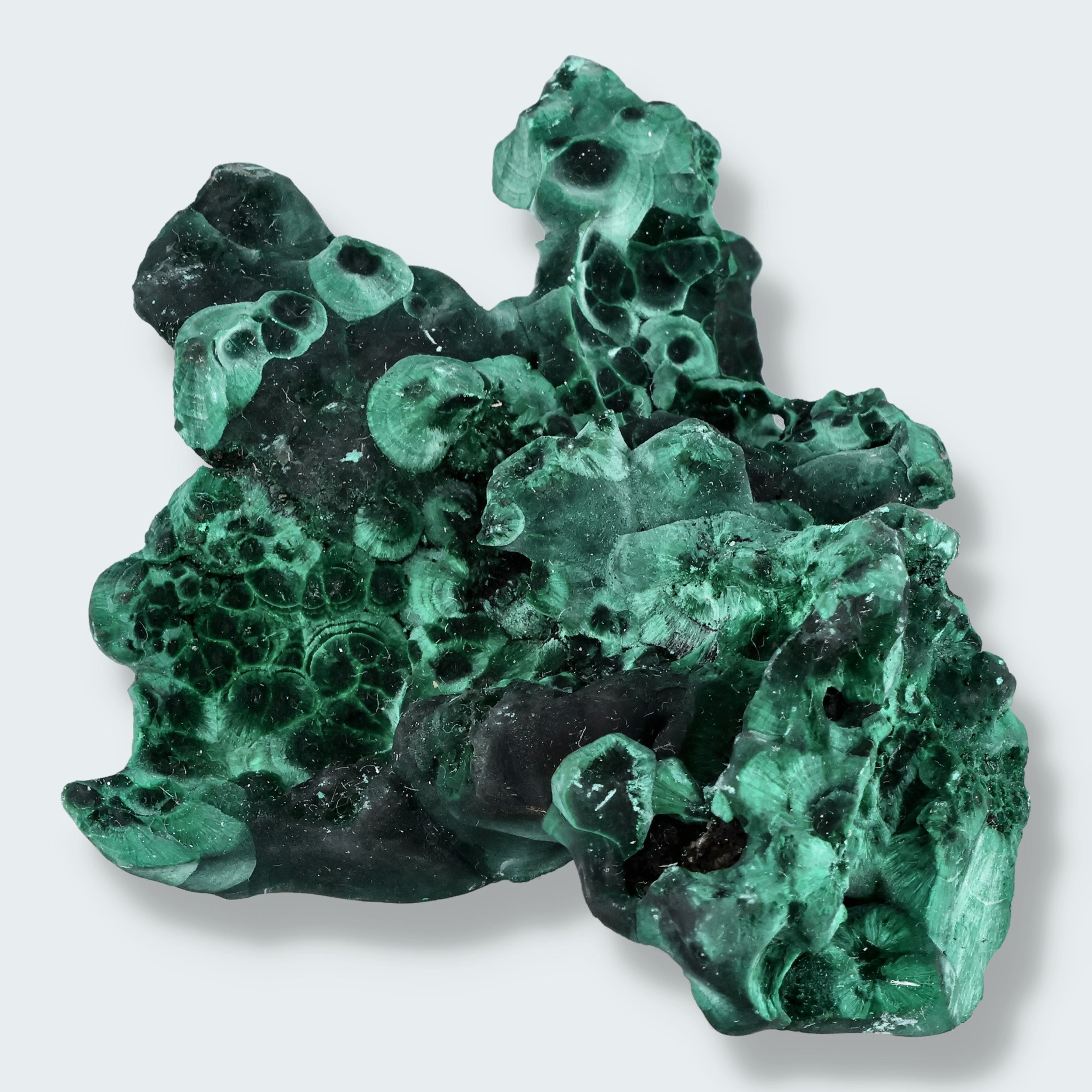 Velvet Samt Malachit Stufe aus der Tantara Mine, Kongo (124g) – Ansicht 3