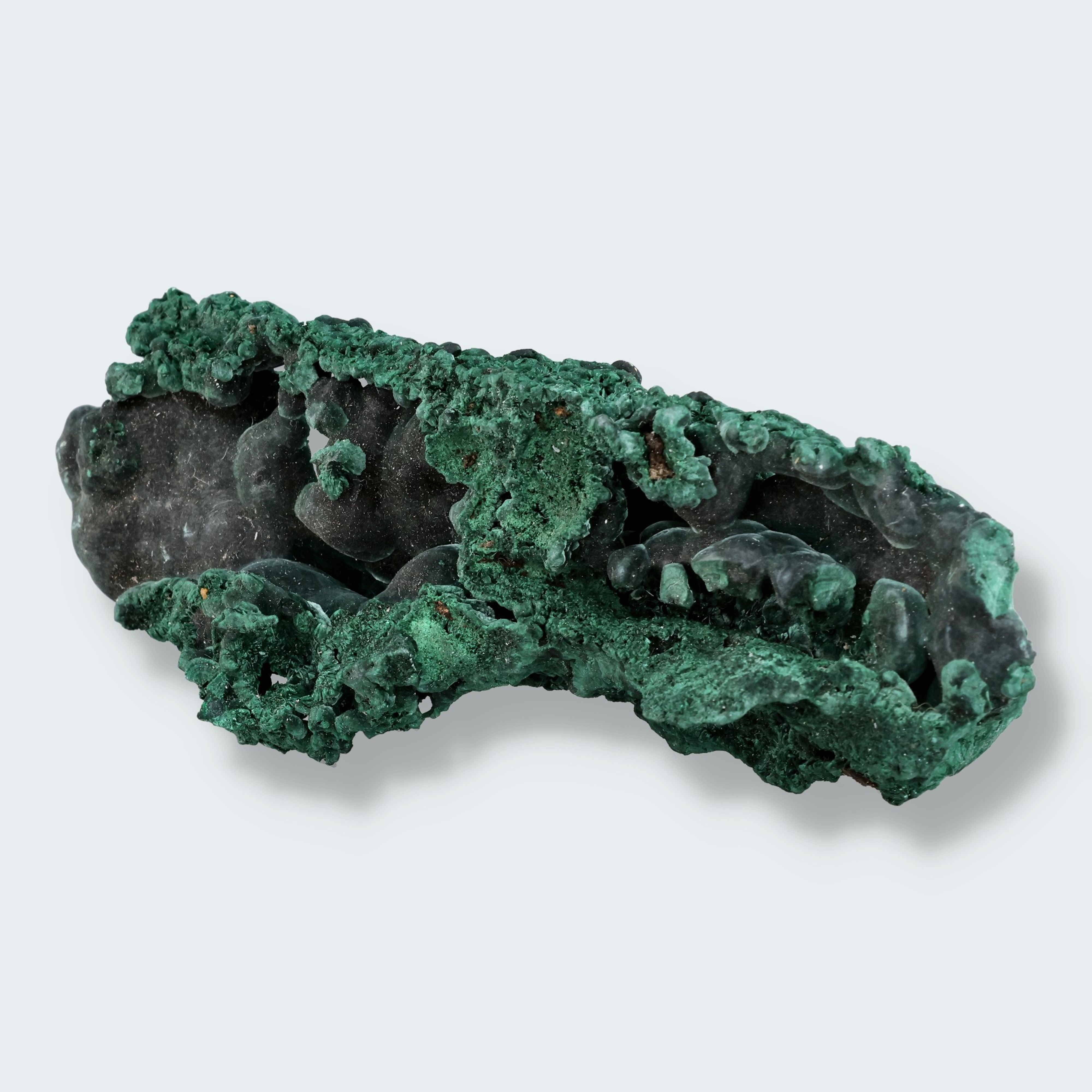 Velvet Samt Malachit Stufe aus der Tantara Mine, Kongo (150g) – Ansicht 2