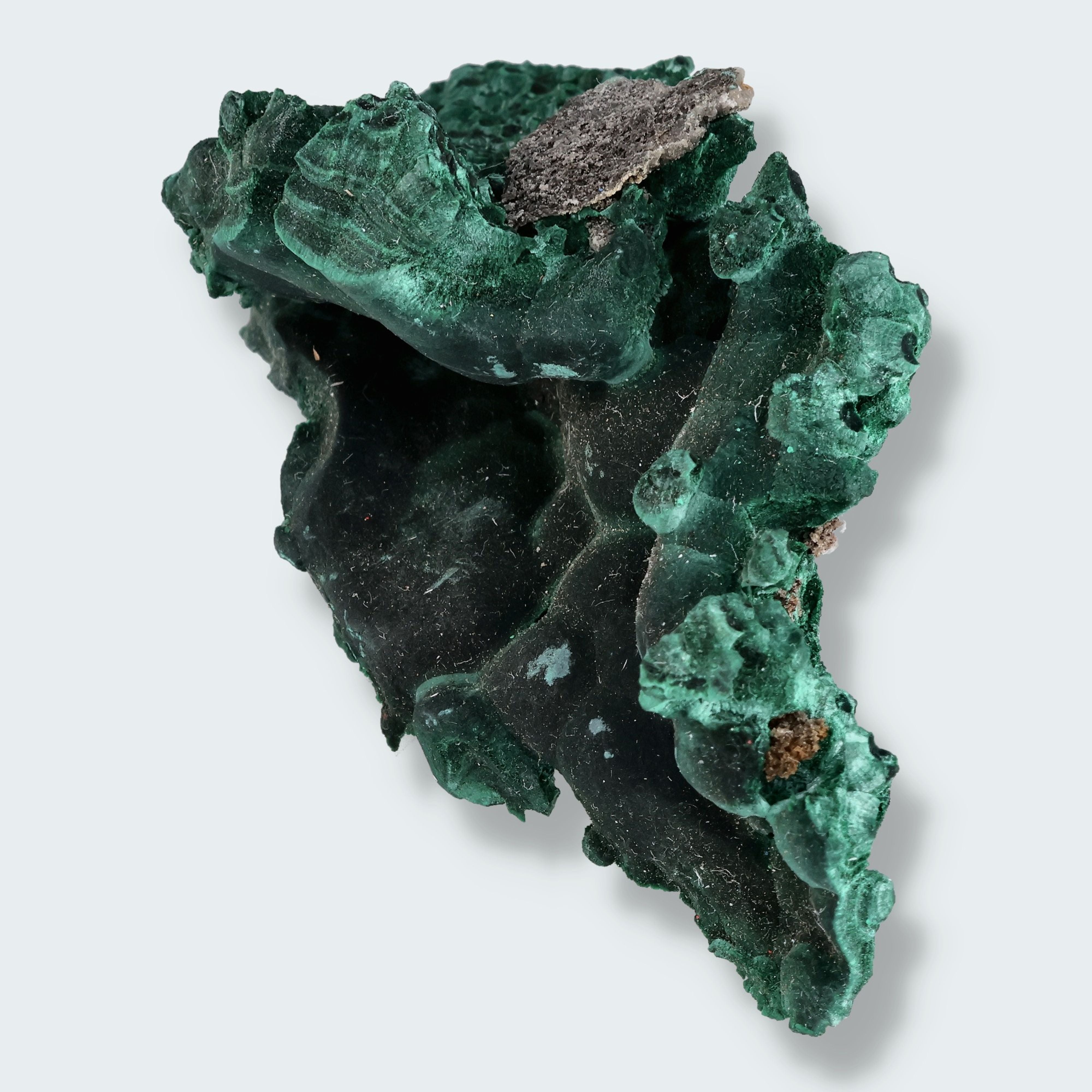 Velvet Samt Malachit Stufe aus der Tantara Mine, Kongo (157g) – Ansicht 2