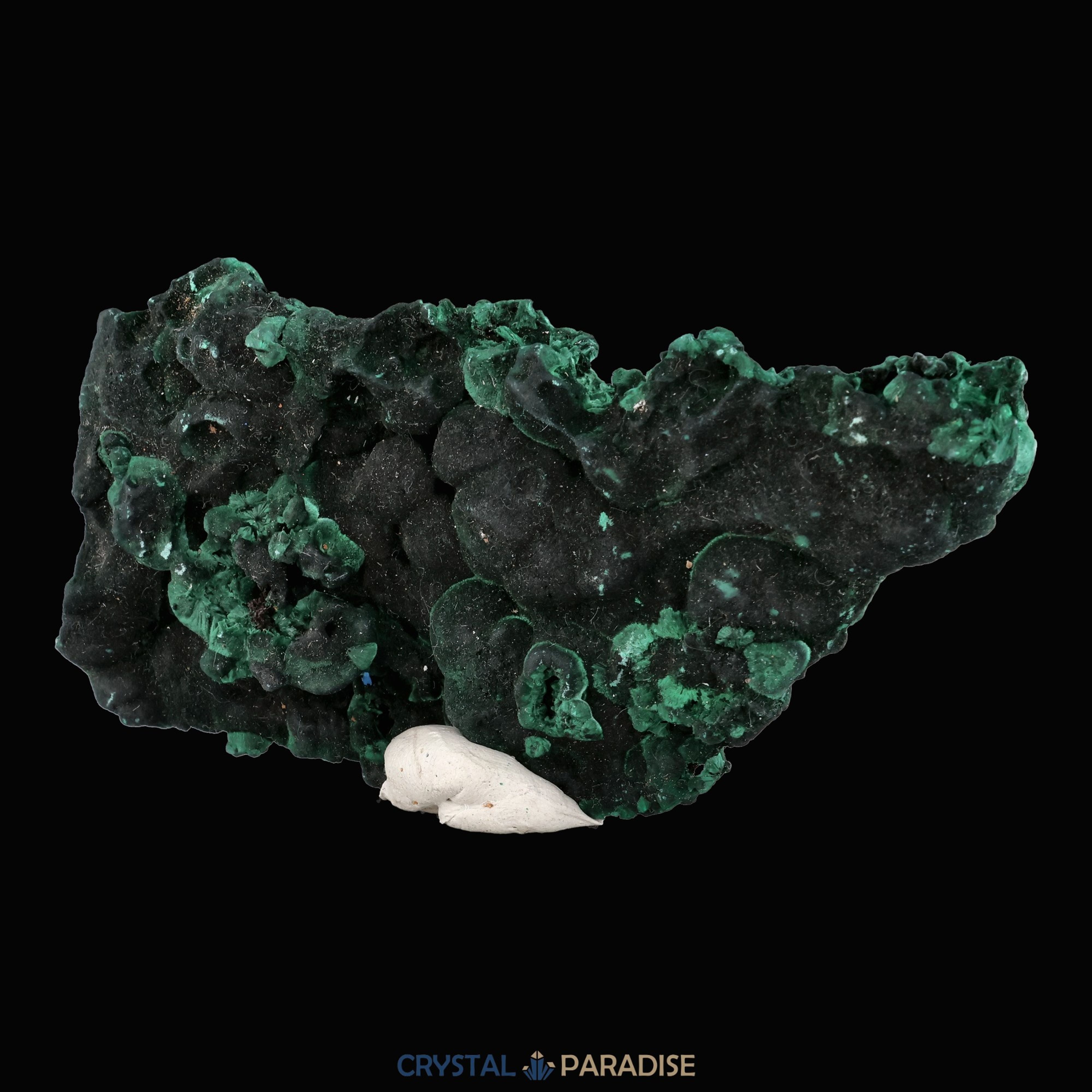 Velvet Samt Malachit Stufe aus der Tantara Mine, Kongo (192g) – Ansicht 5