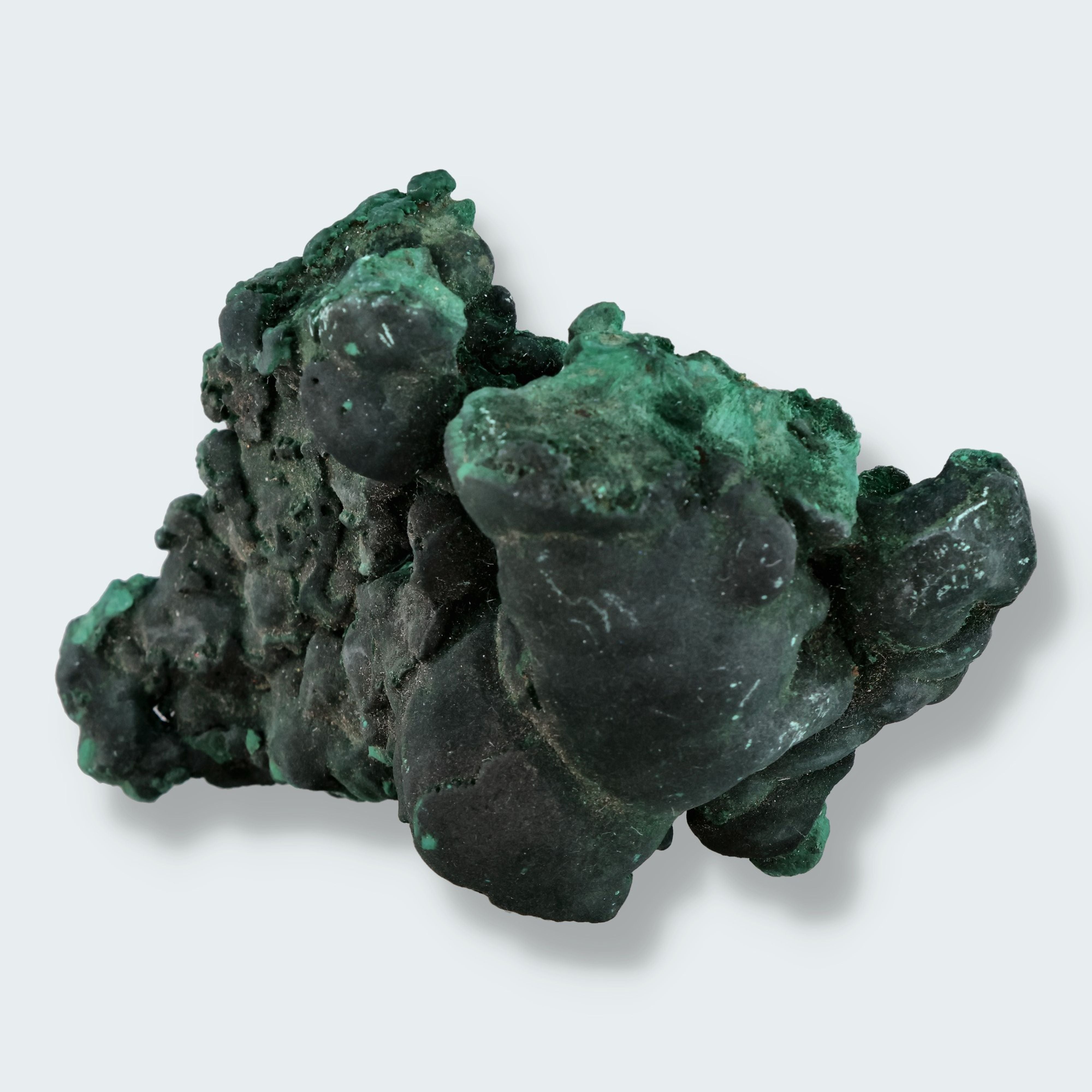 Velvet Samt Malachit Stufe aus der Tantara Mine, Kongo (266g) – Ansicht 2