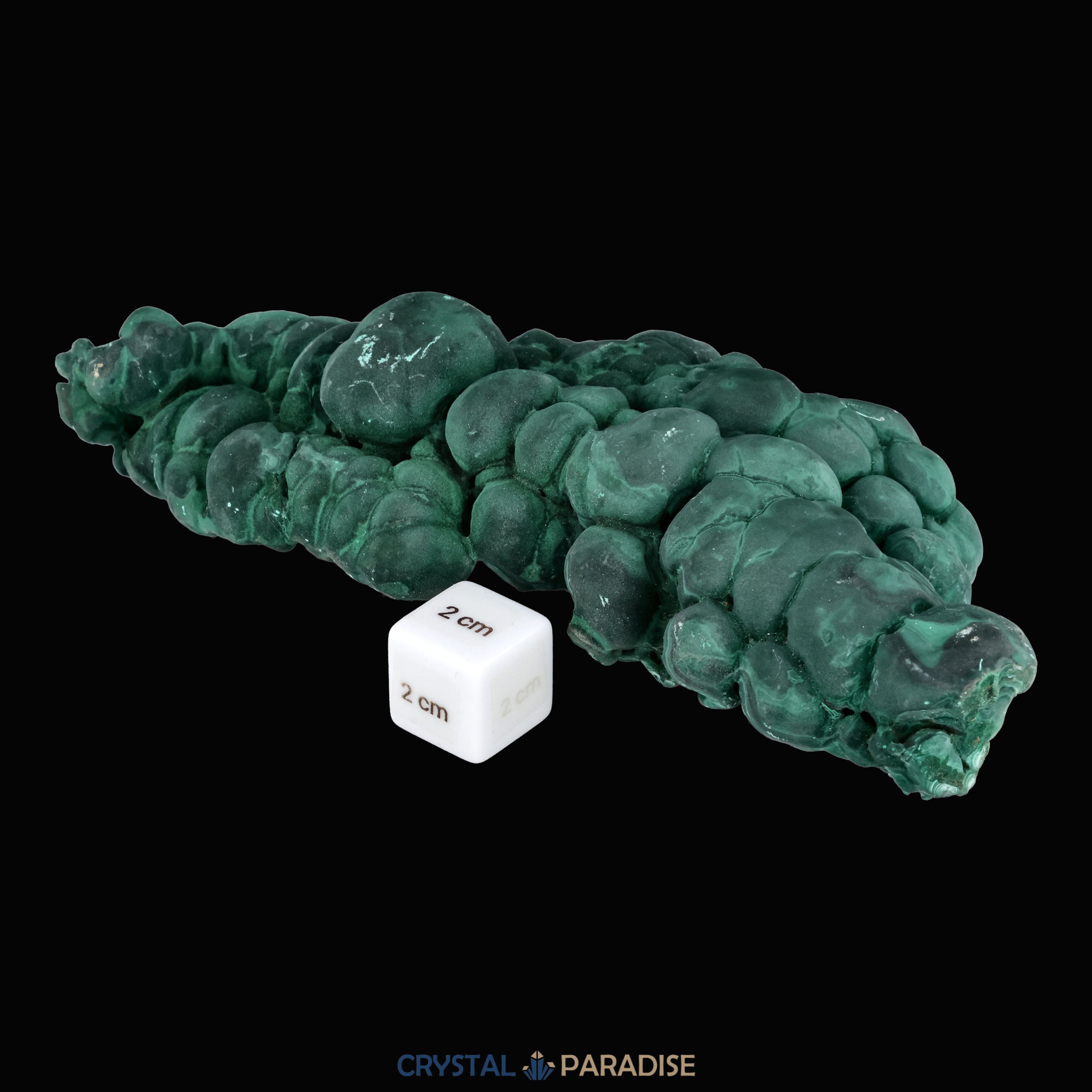 Velvet Samt Malachit Stufe aus der Tantara Mine, Kongo (720g) – Ansicht 3
