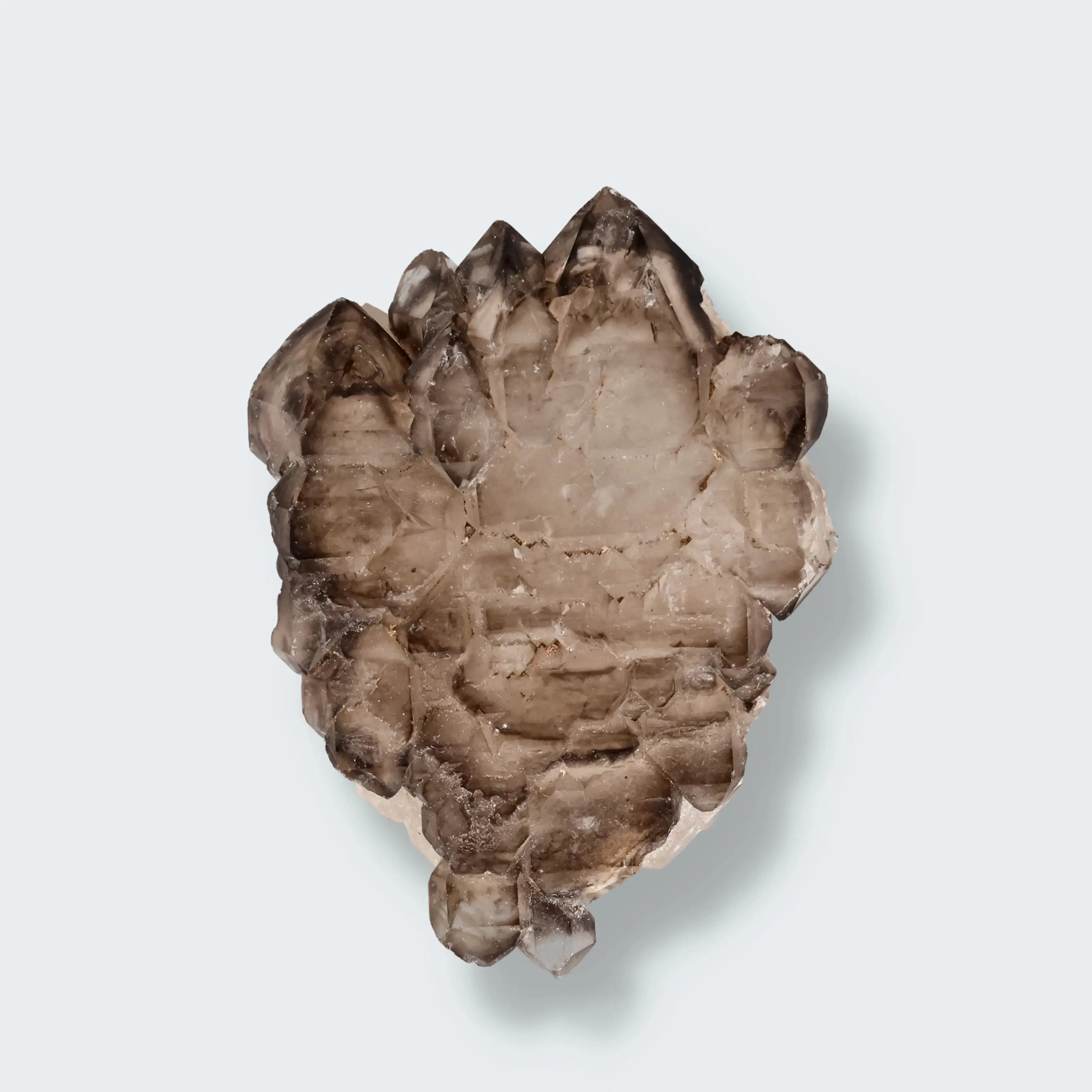 Rauchquarz Skelettquarz aus Brasilien (104g)