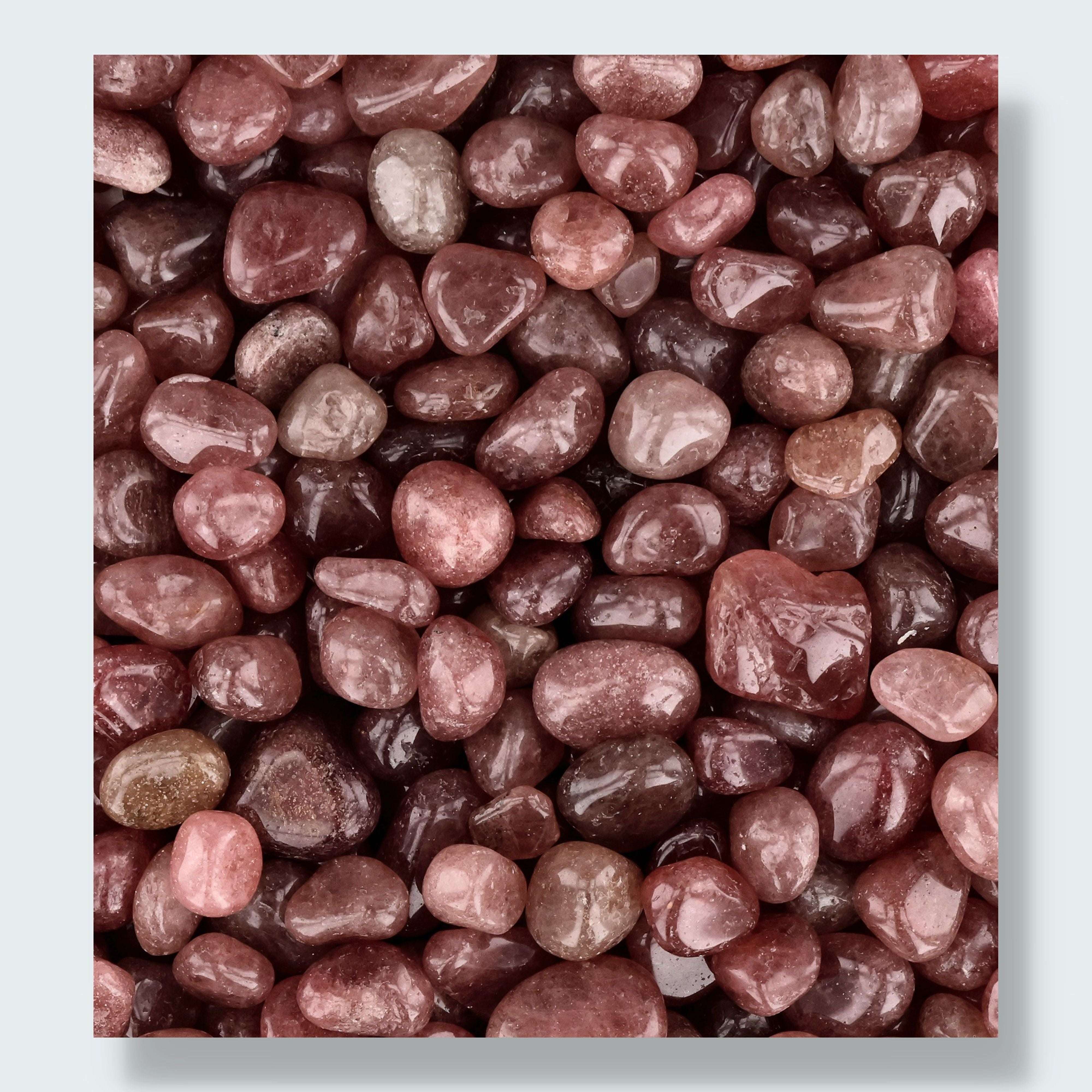 Strawberry Achat Trommelsteine