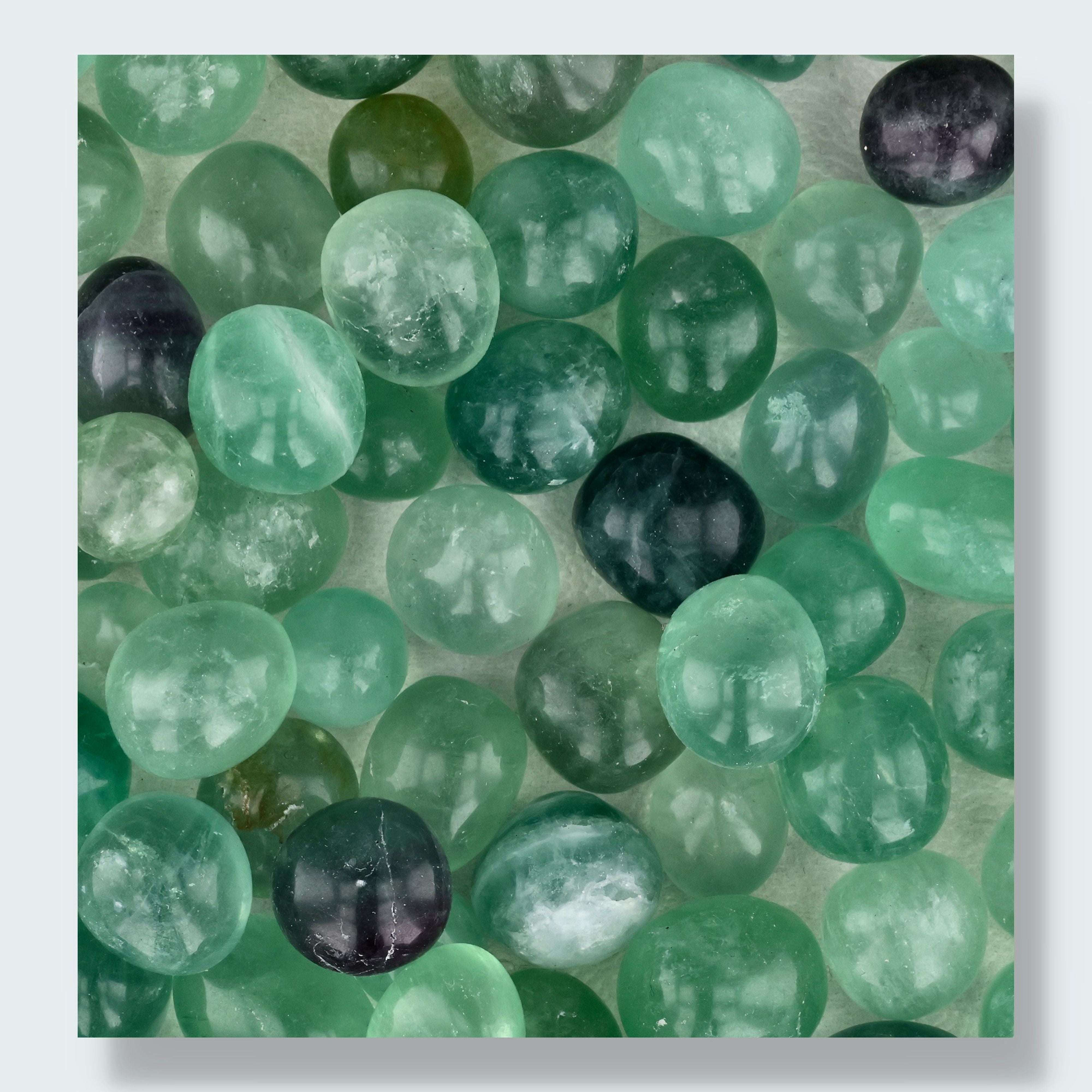 Fluorit Trommelsteine