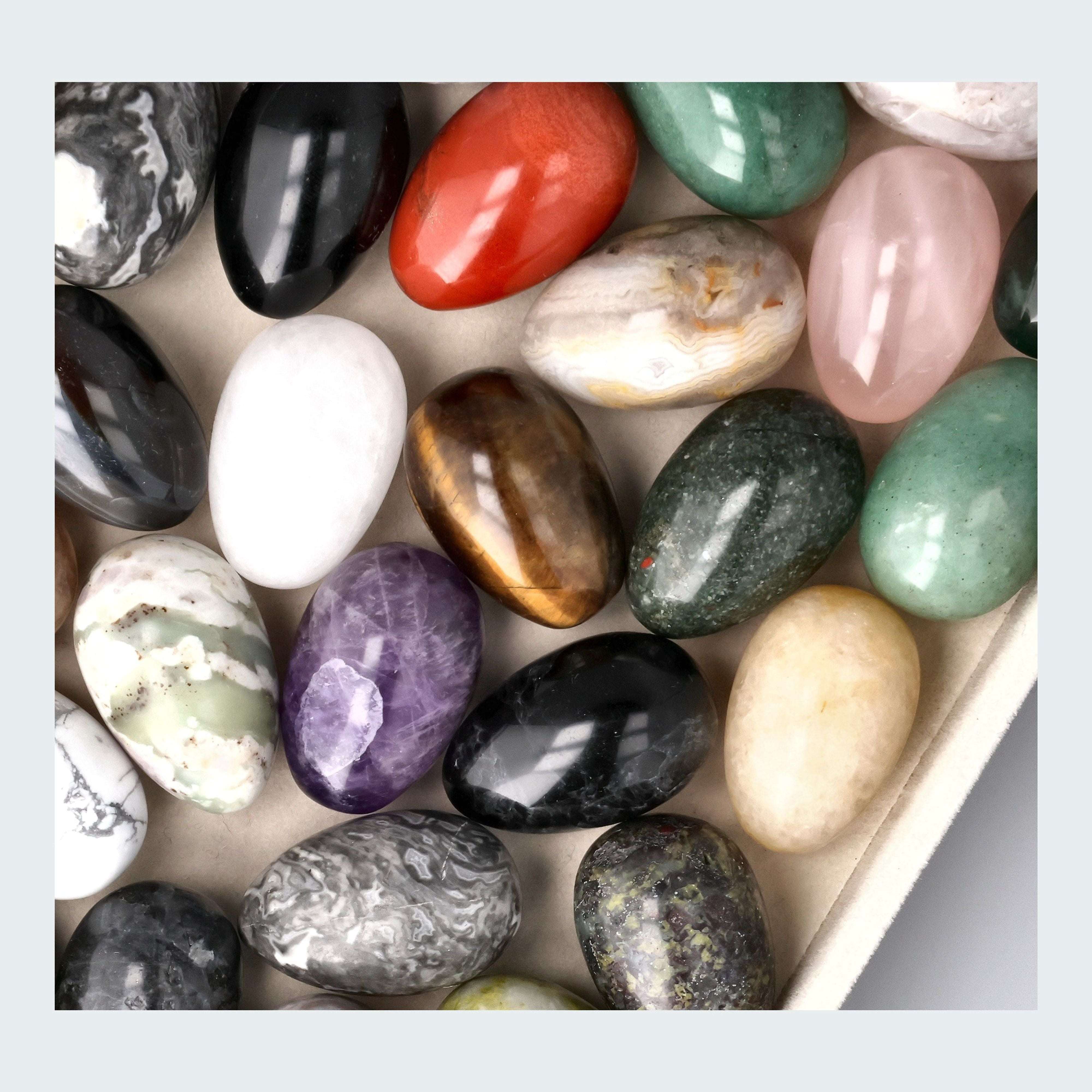 Crystal mini Oster-Eier Mix - 1 Stück - crystal paradise