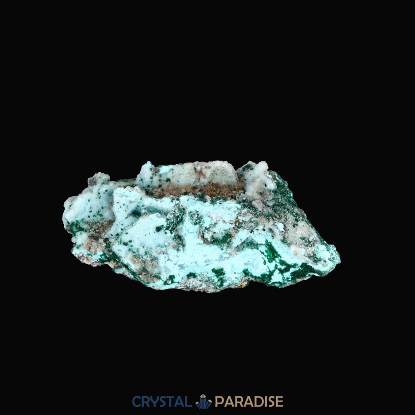Chrysokoll Stufe aus Tenke-Fungurume, Kolwezi, Lualaba, DR Kongo (35g) - crystal paradise