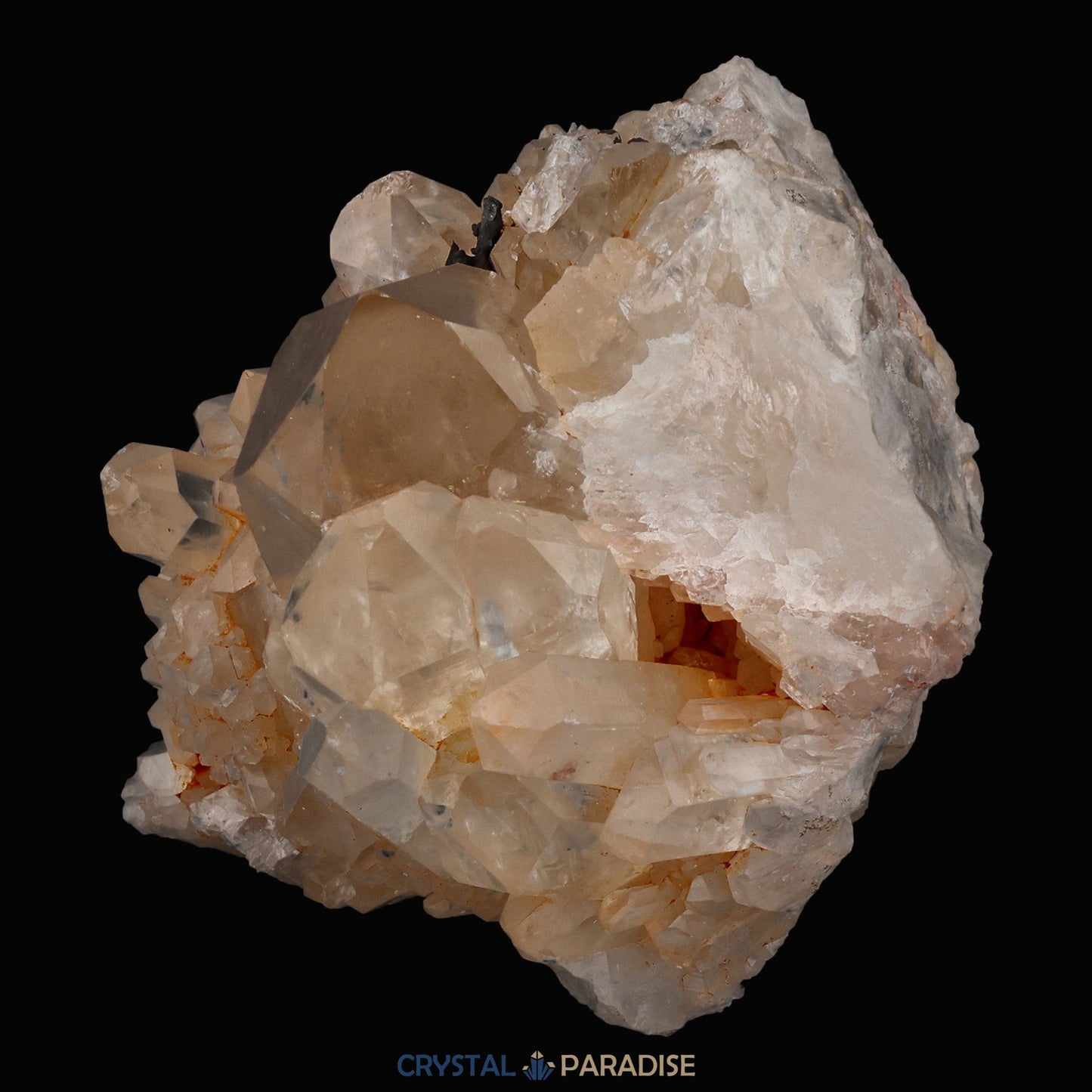 Citrin Handstufe aus Kunduluni, Kongo (543g) - unbehandelt - crystal paradise