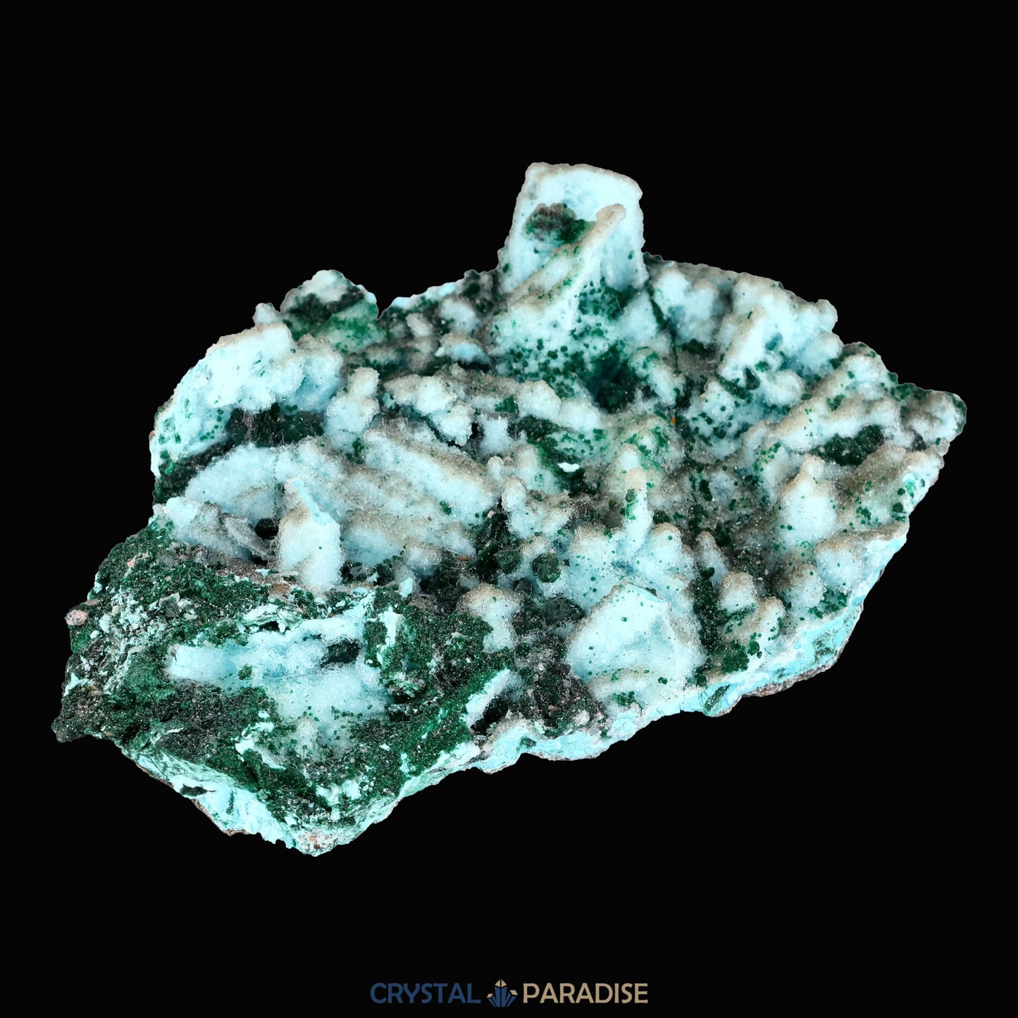 Chrysokoll Stufe aus Tenke-Fungurume, Kolwezi, Lualaba, DR Kongo (72g) - crystal paradise