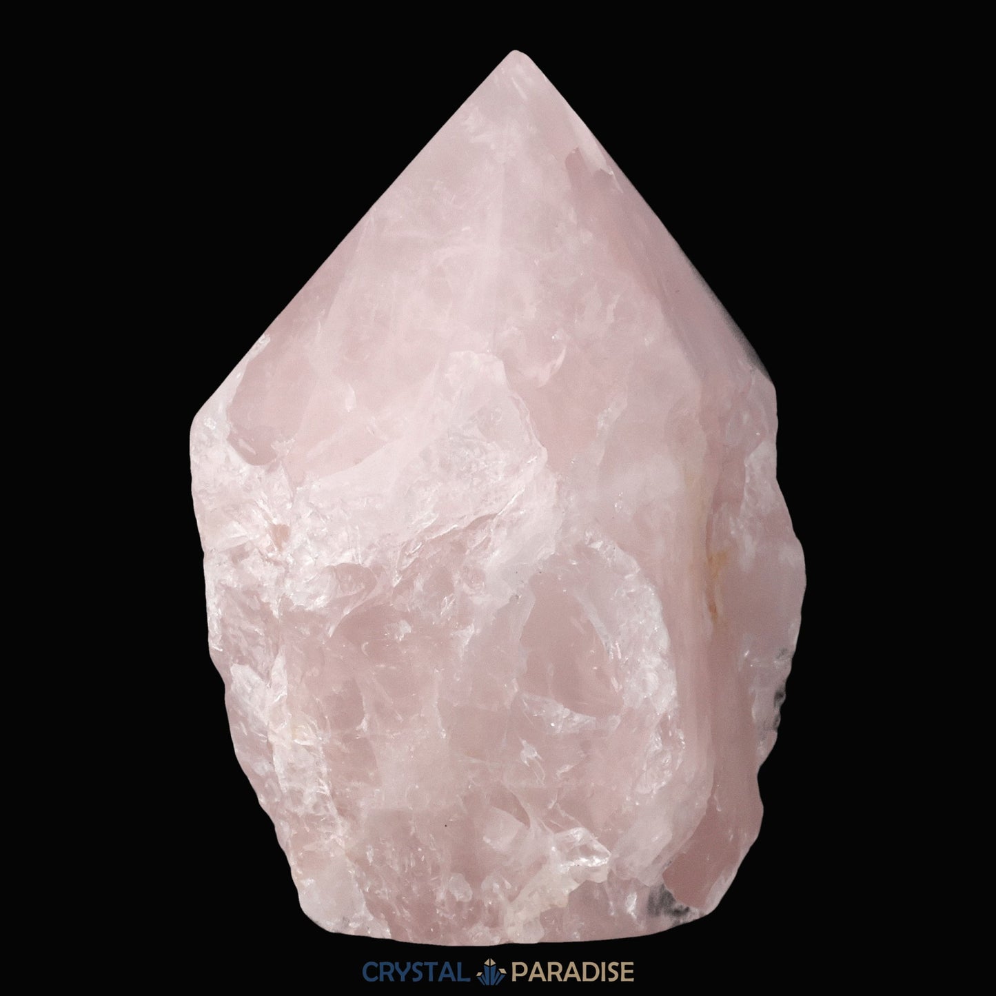 Rosenquarz Spitze aus Brasilien ca. 7 cm - crystal paradise