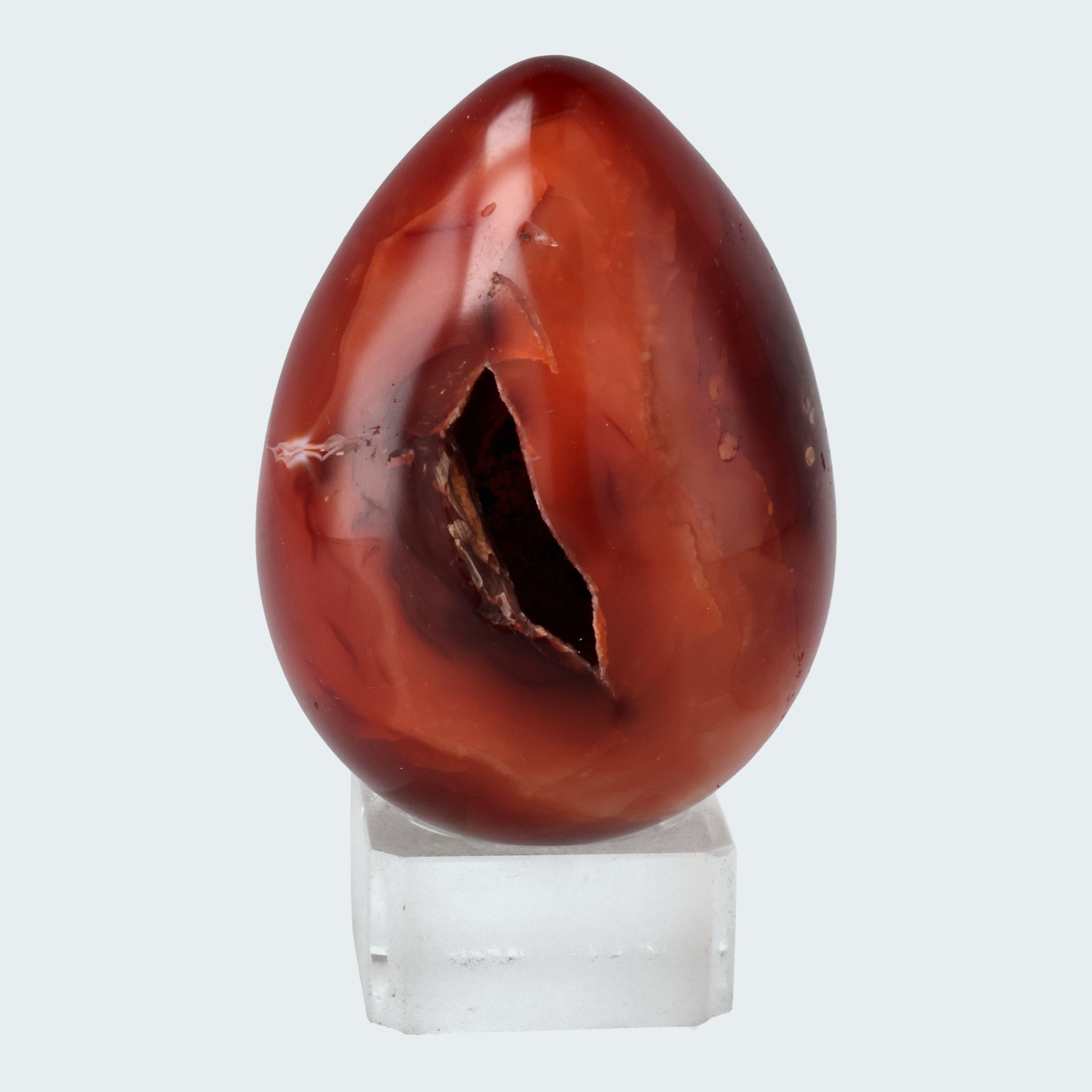 Ei aus rotem Karneol Achat