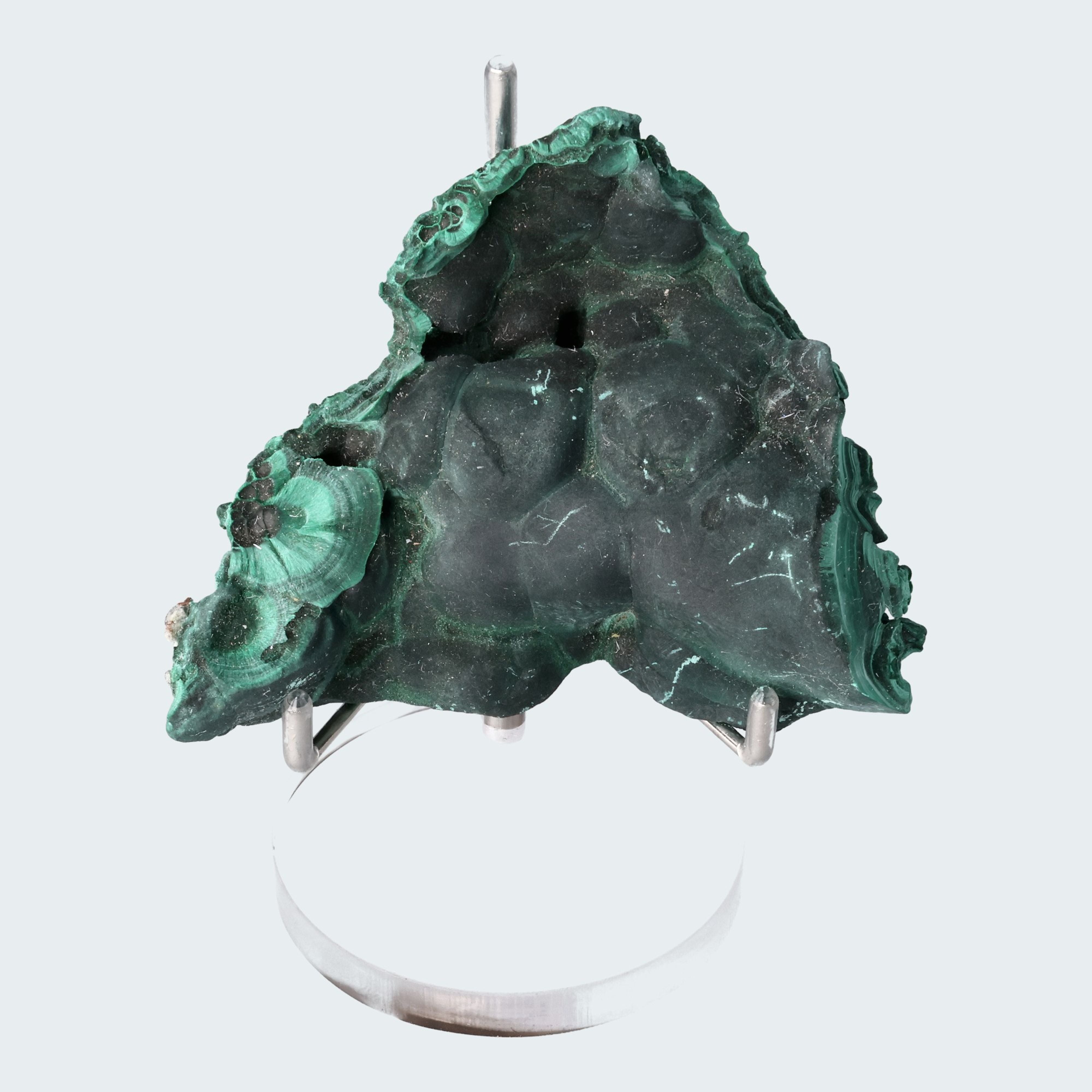 Velvet Malachit Stufe aus der Tantara Mine, Kongo (317g)