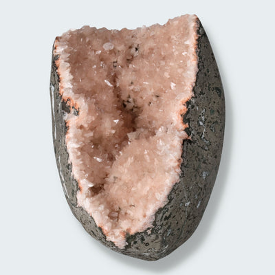 Heulandit Euzeolit Geode aus Indien (483g)
