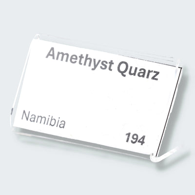 Klarer Acryl Rahmenständer (klein) für Beschriftungen Vitrine (10 Stück)