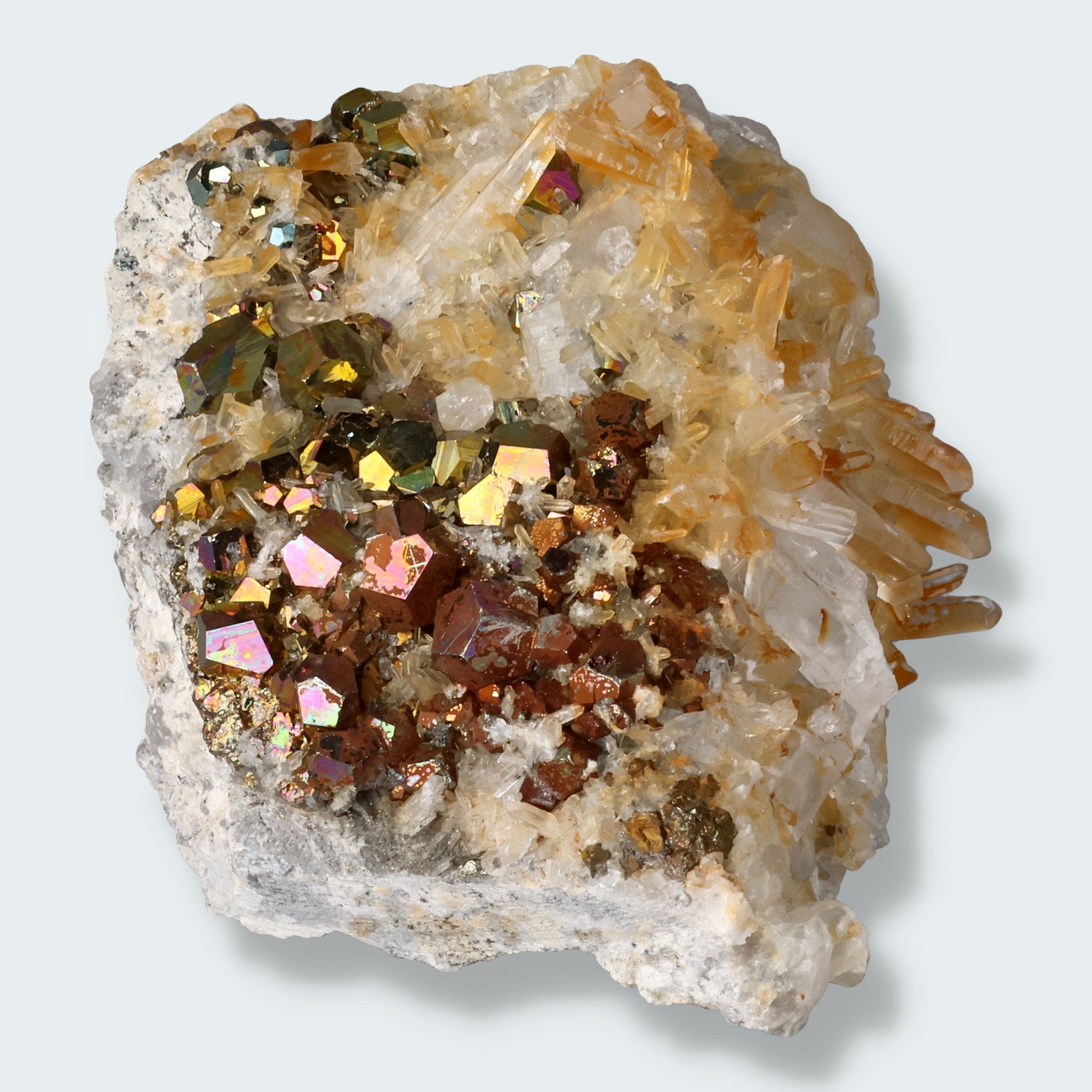 Regenbogen Pyrit aus Indonesien (312g)