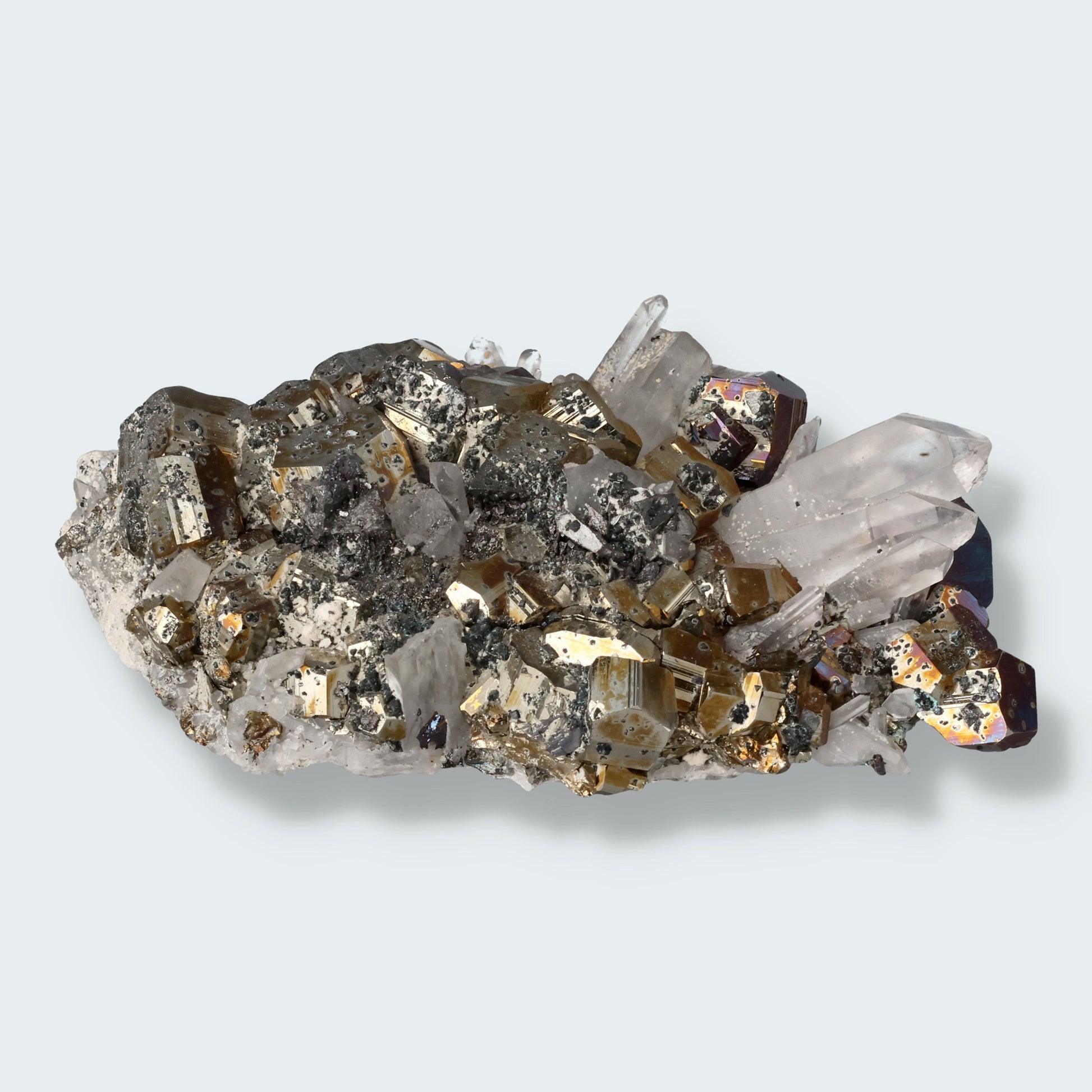 Regenbogen Pyrit aus Indonesien (177g)