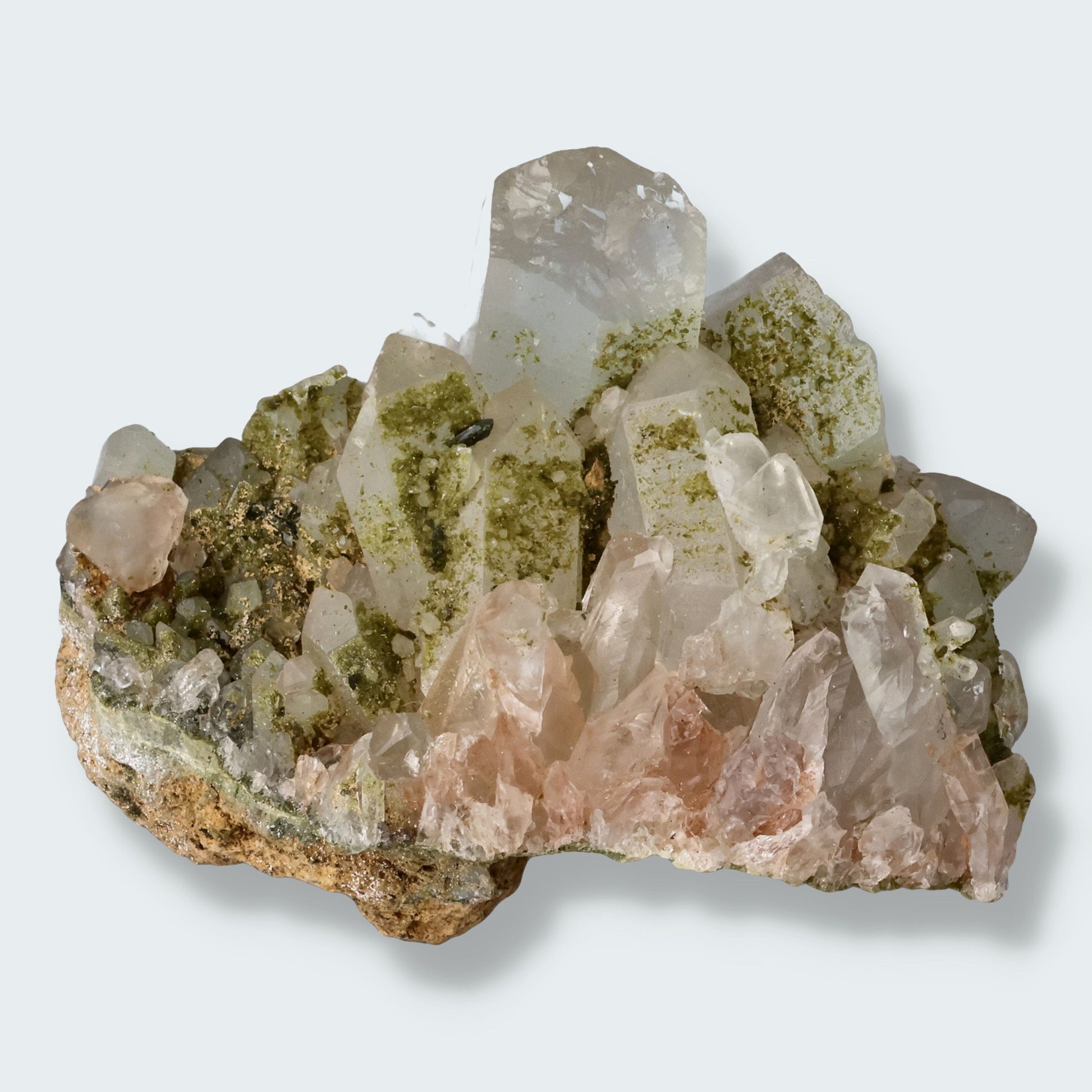 Epidot und Bergkristall aus der Türkei (48g)