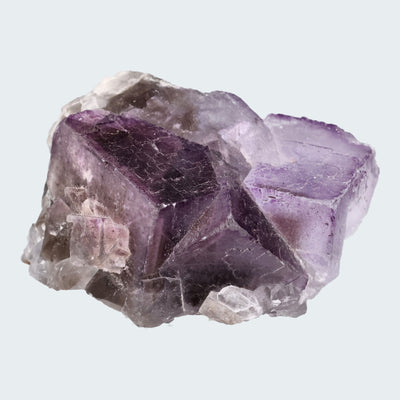 Fluorit Stufe aus Baluchistan Pakistan (88g) mit Phantom